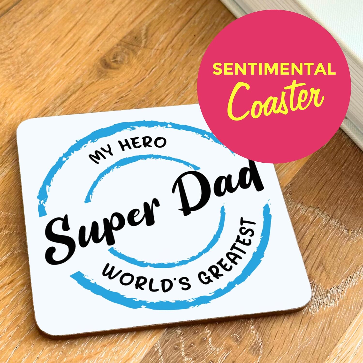 Love Mug®: Best Dad Mug, Coaster and Spoon Gift Set