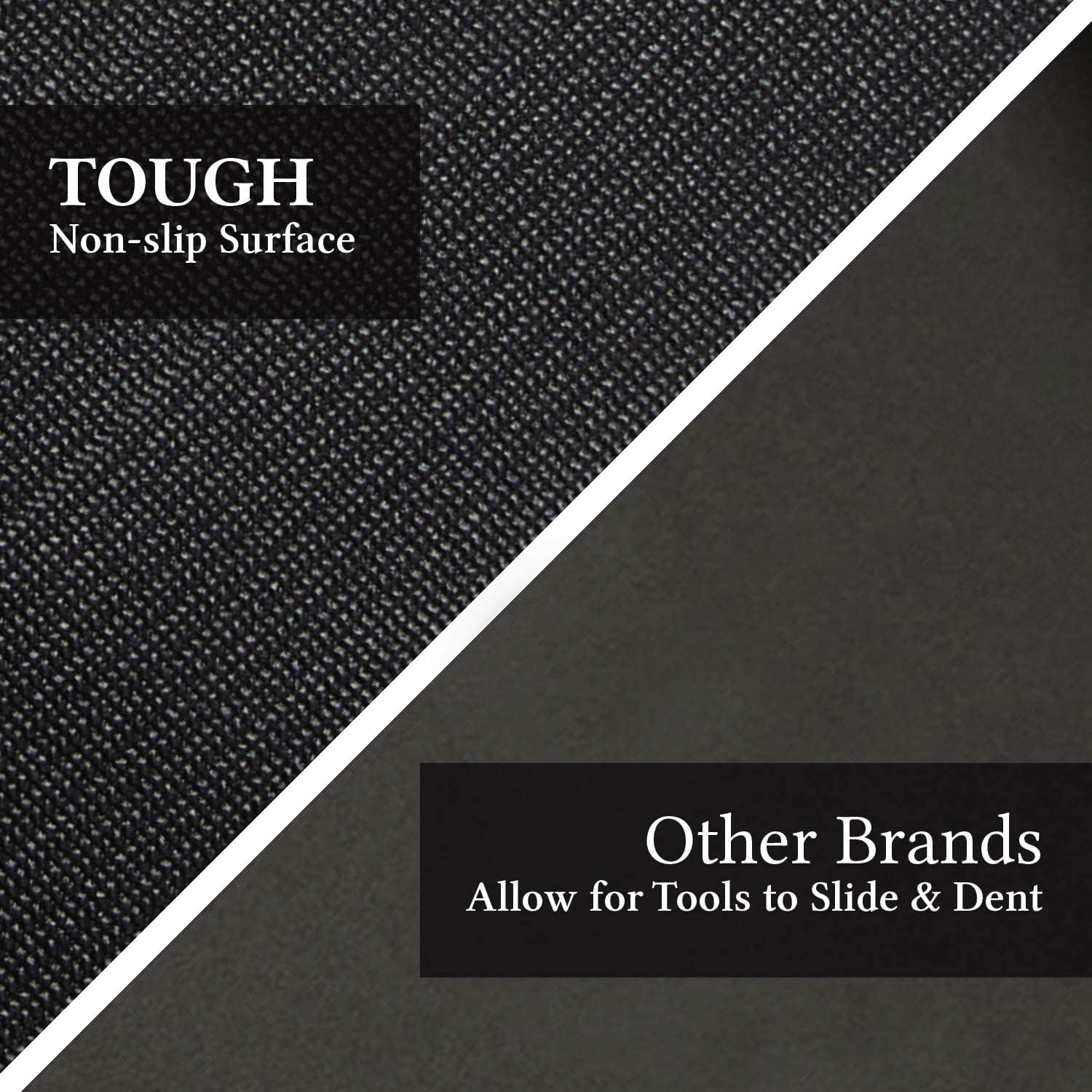 B&C Home Goods Toolbox Liner 18" x 24' - Black Roll