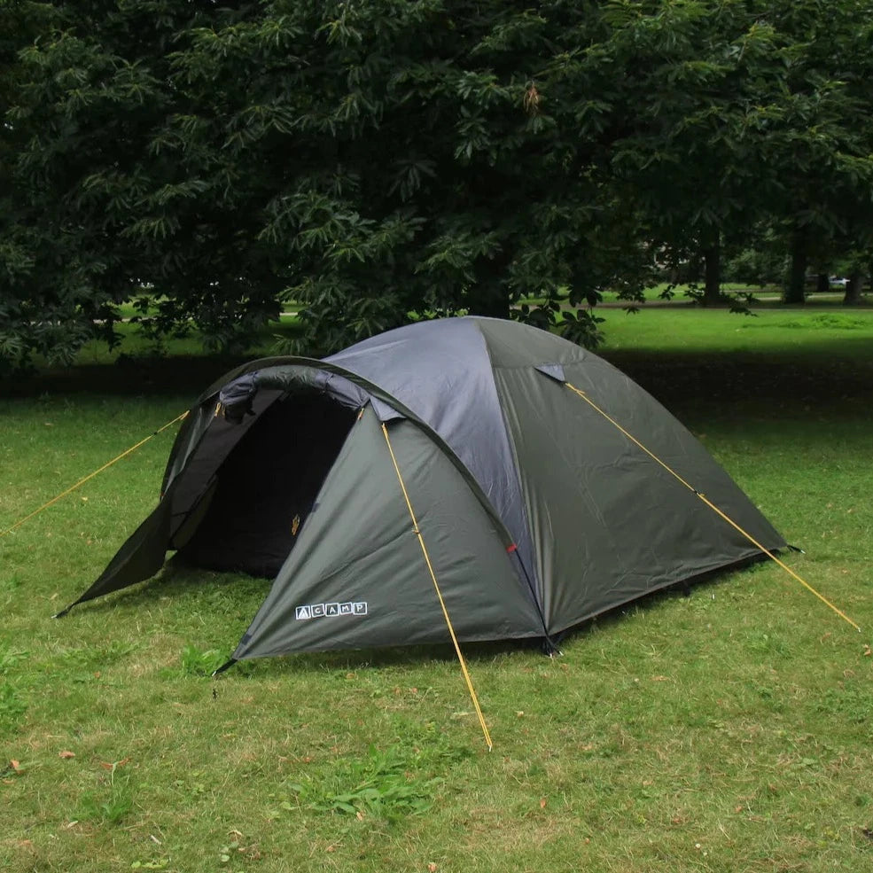 Tambu Acamp 3-4 Person Dome Tent - Grey / Taupe - 55% OFF