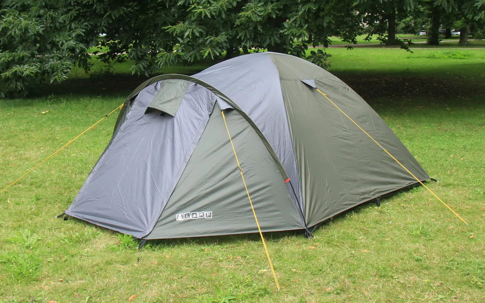 Tambu Acamp 3-4 Person Dome Tent - Grey / Taupe - 55% OFF