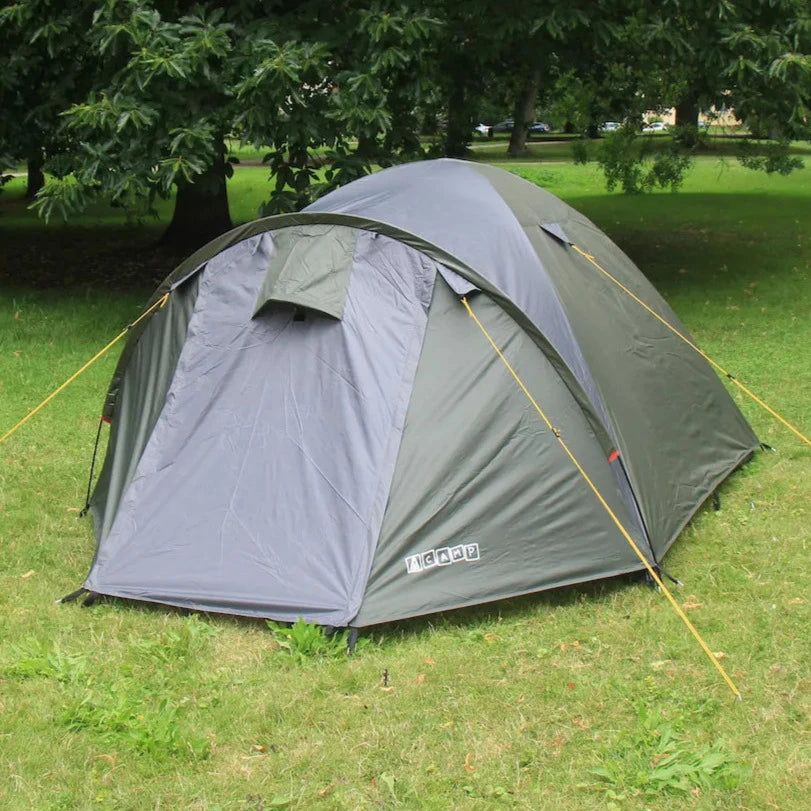 acamp zelt Tambu Acamp 3-4 Person Dome Tent - Grey / Taupe
