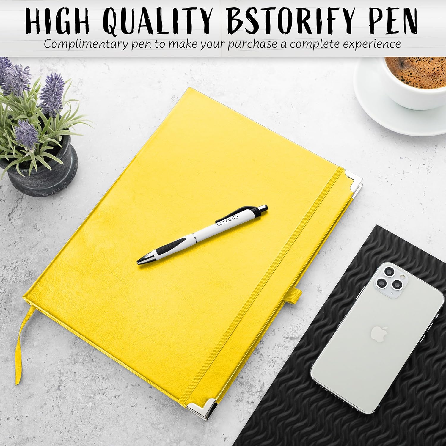 A4 Hard Cover Notebook with Pen Set
