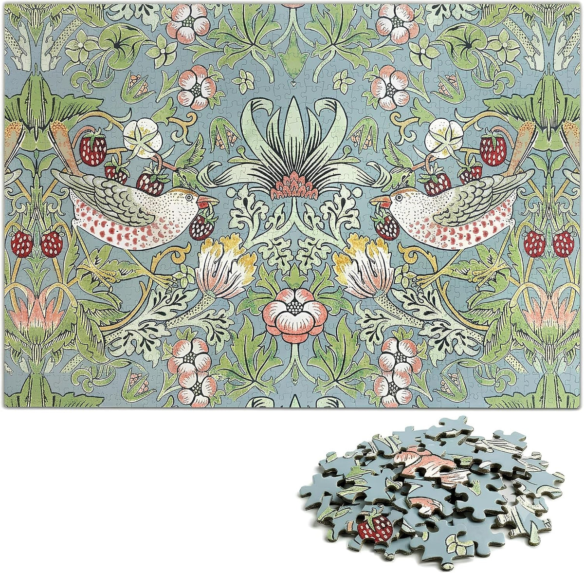 William Morris Strawberry Thief 1000 piece Jigsaw Puzzle