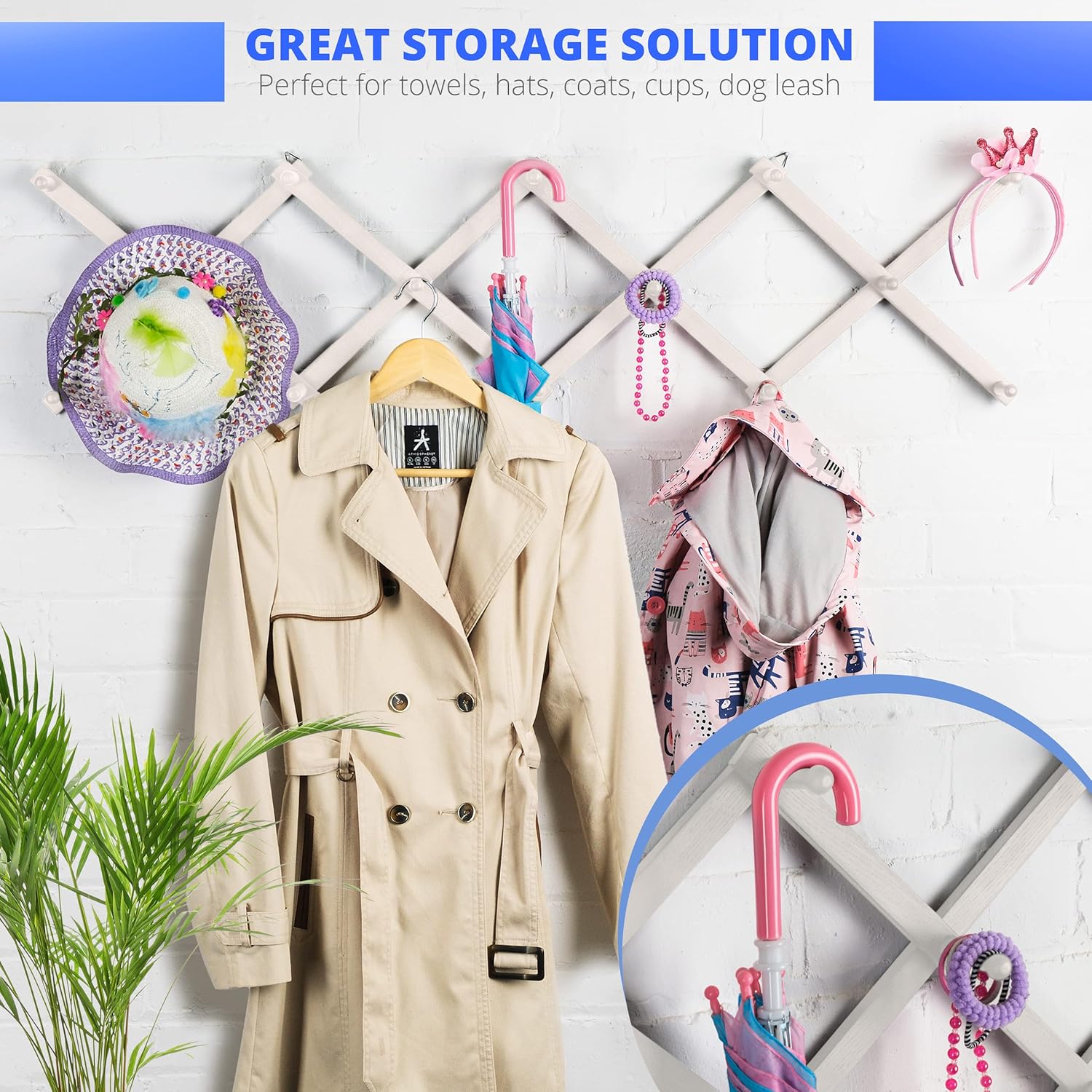 Stylo Coat Hooks X Shaped 94 x 40 cm