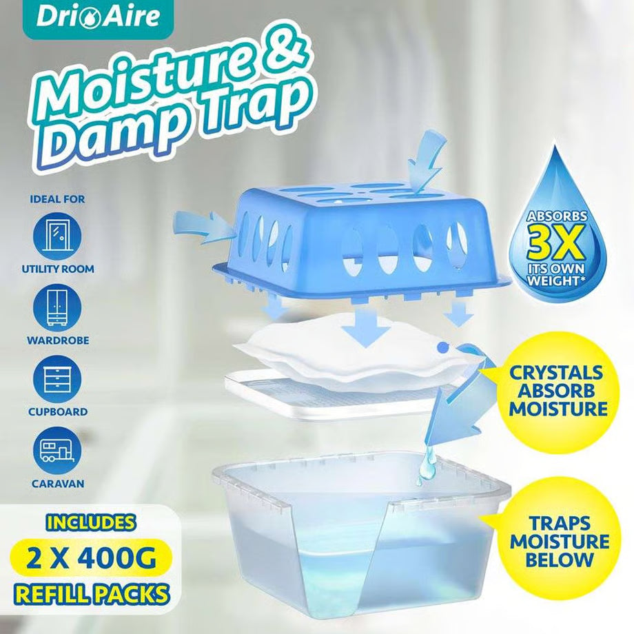 Dekton Dri Aire Moisture & Damp Trap and Refill