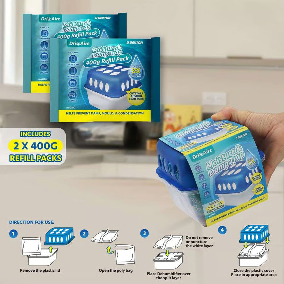 Dekton Dri Aire Moisture & Damp Trap and Refill