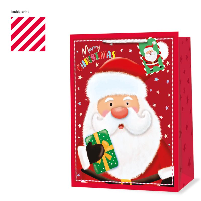 Christmas Bag with Santa - Large and Extra Large
