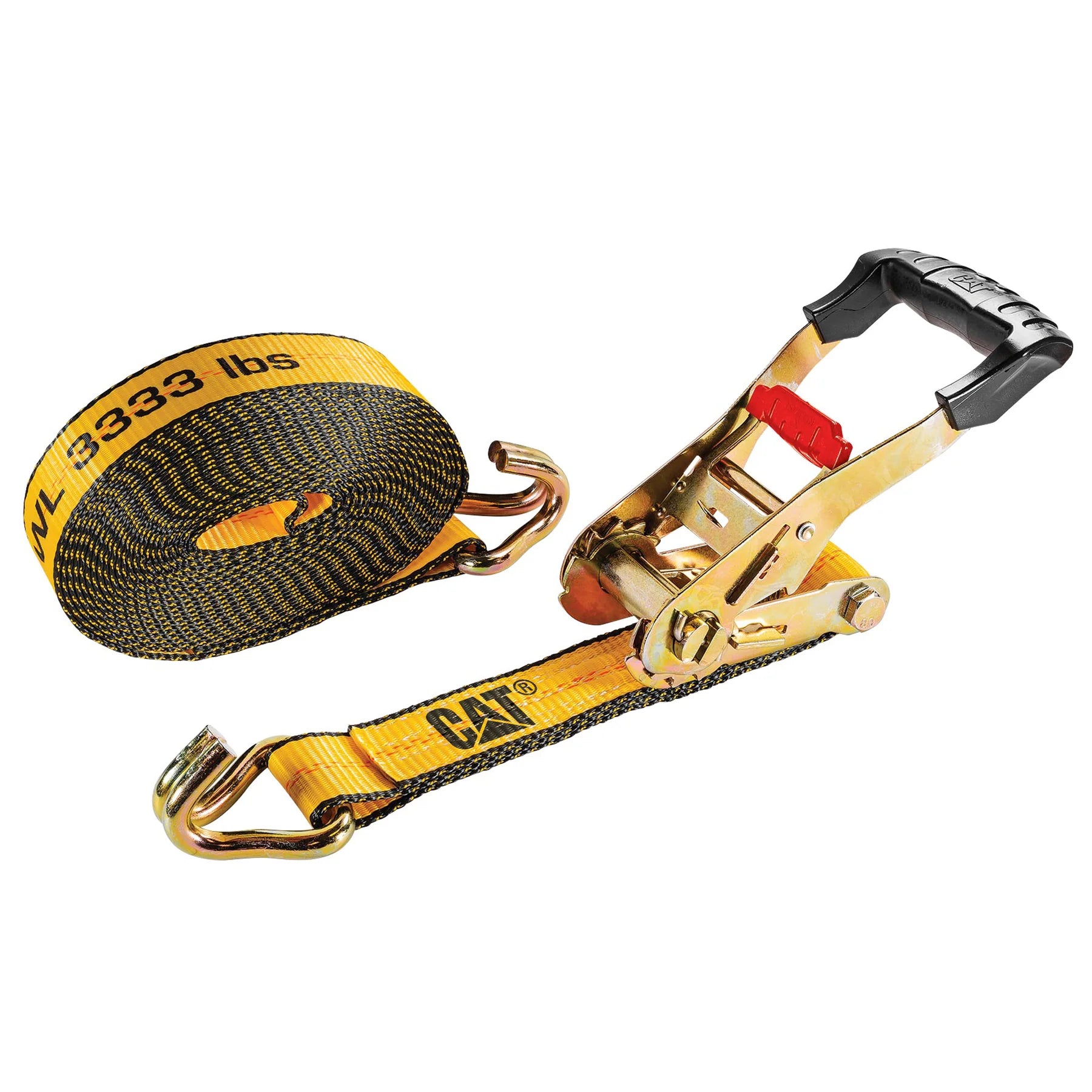 Caterpillar Heavy Duty Ratchet Strap Tie Down