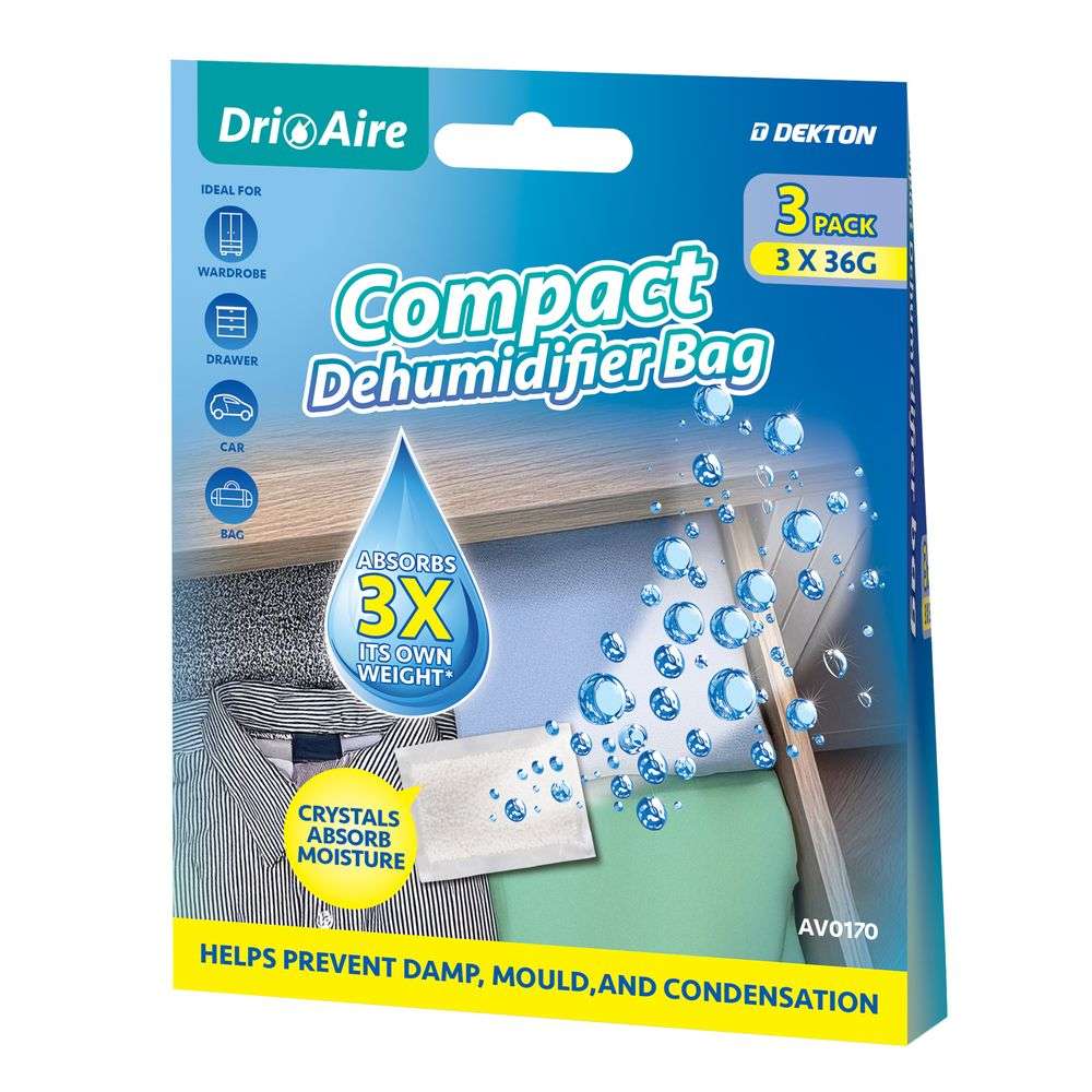 Compact Dehumidifier Bags (3 pack)
