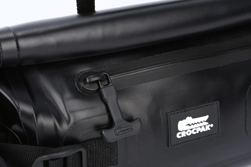Crocpak Black Roamer Tactical Sling Pouch - Protective Waterproof Bag
