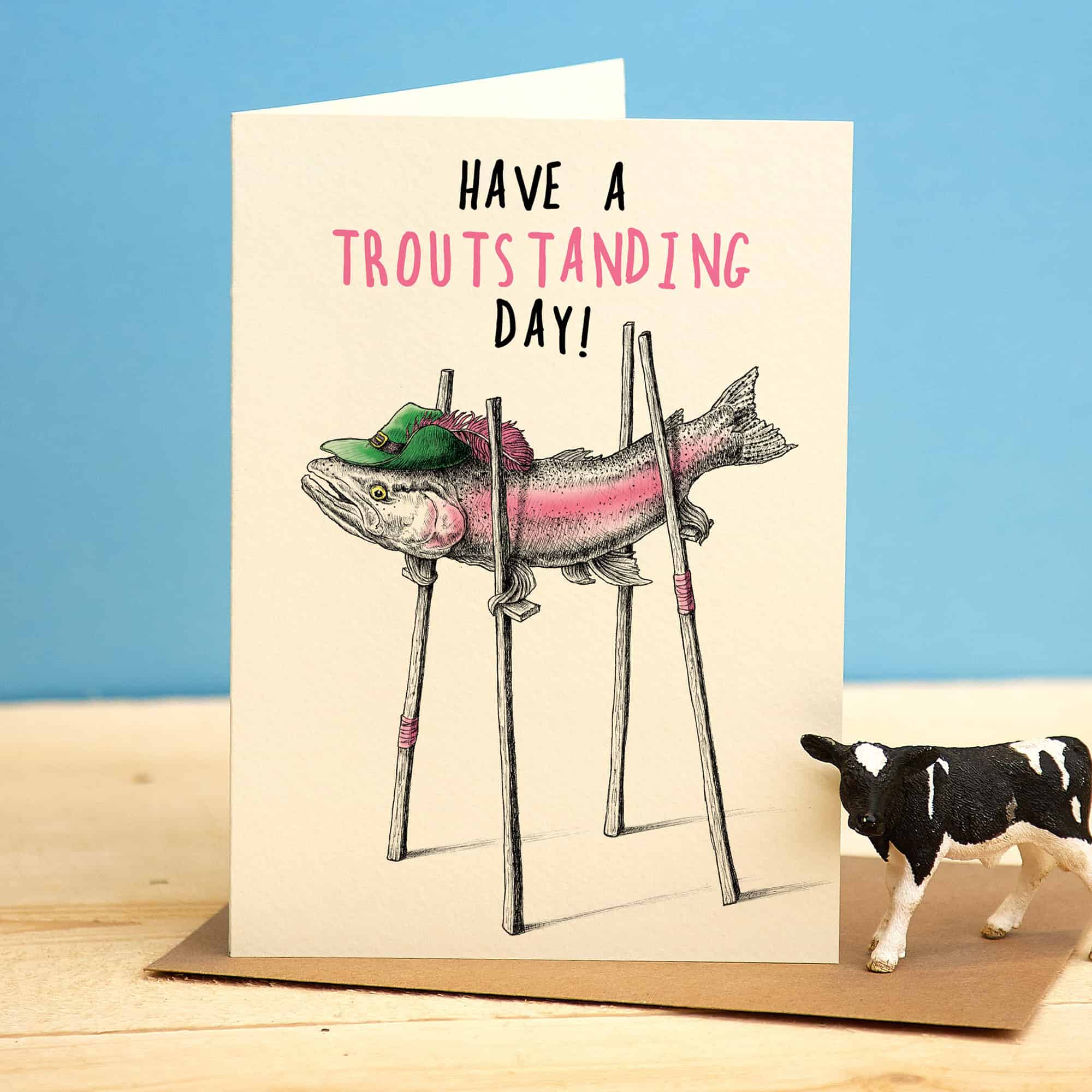 Troutstanding Card by Bewilderbeest