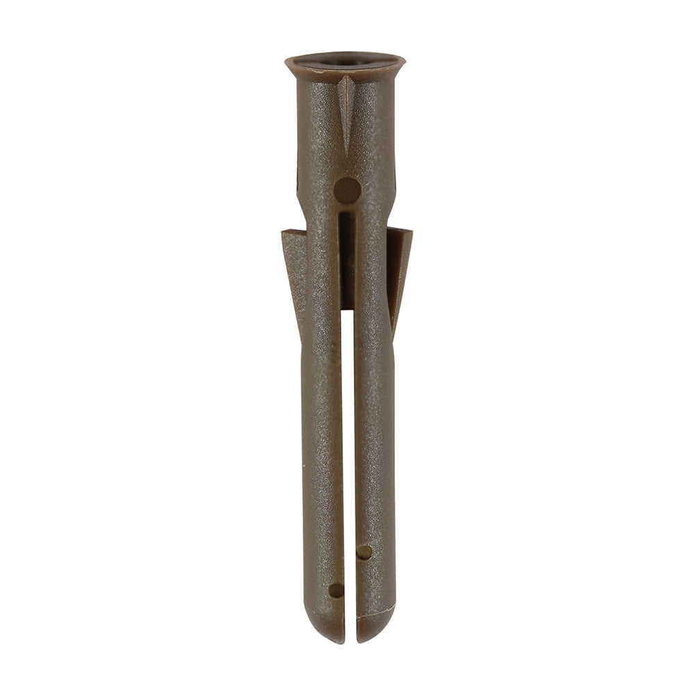 Timco Premium Plastic Plugs - Brown