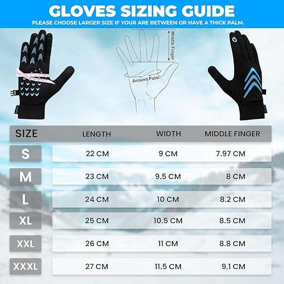Kamal International Waterproof Gloves - Various Sizes and Colours Available
