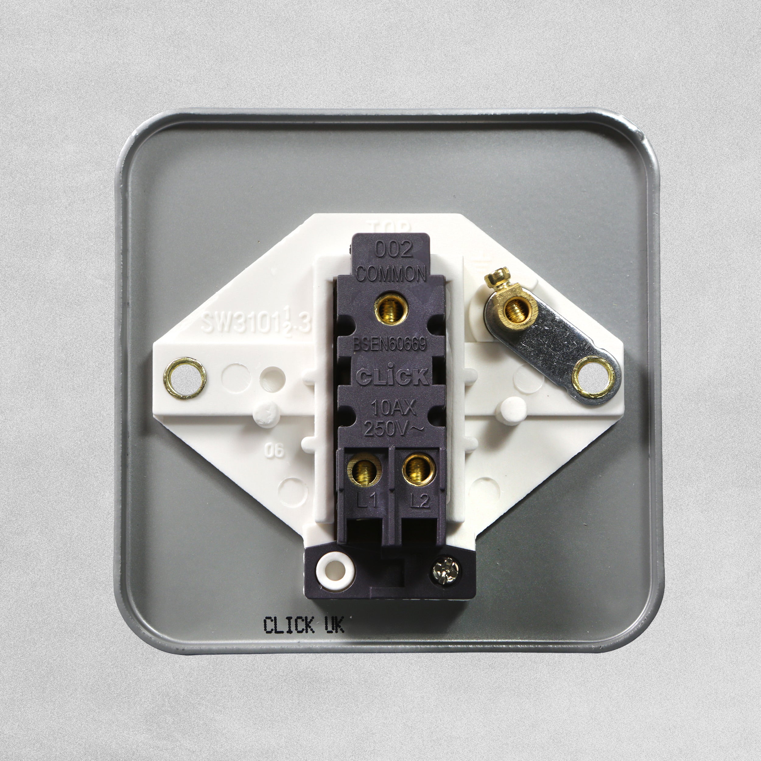 Status 10AX 1 Gang 2 Way Plate Switch