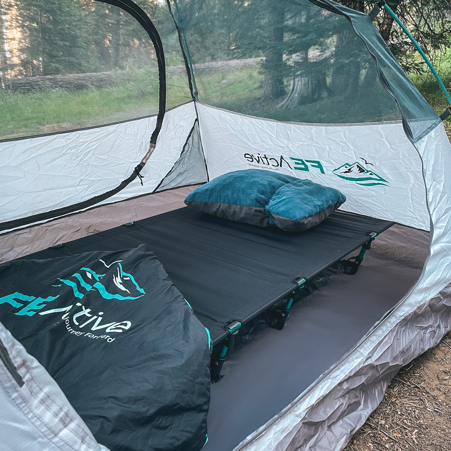 FE Active The Jasper Compact Camping Bed