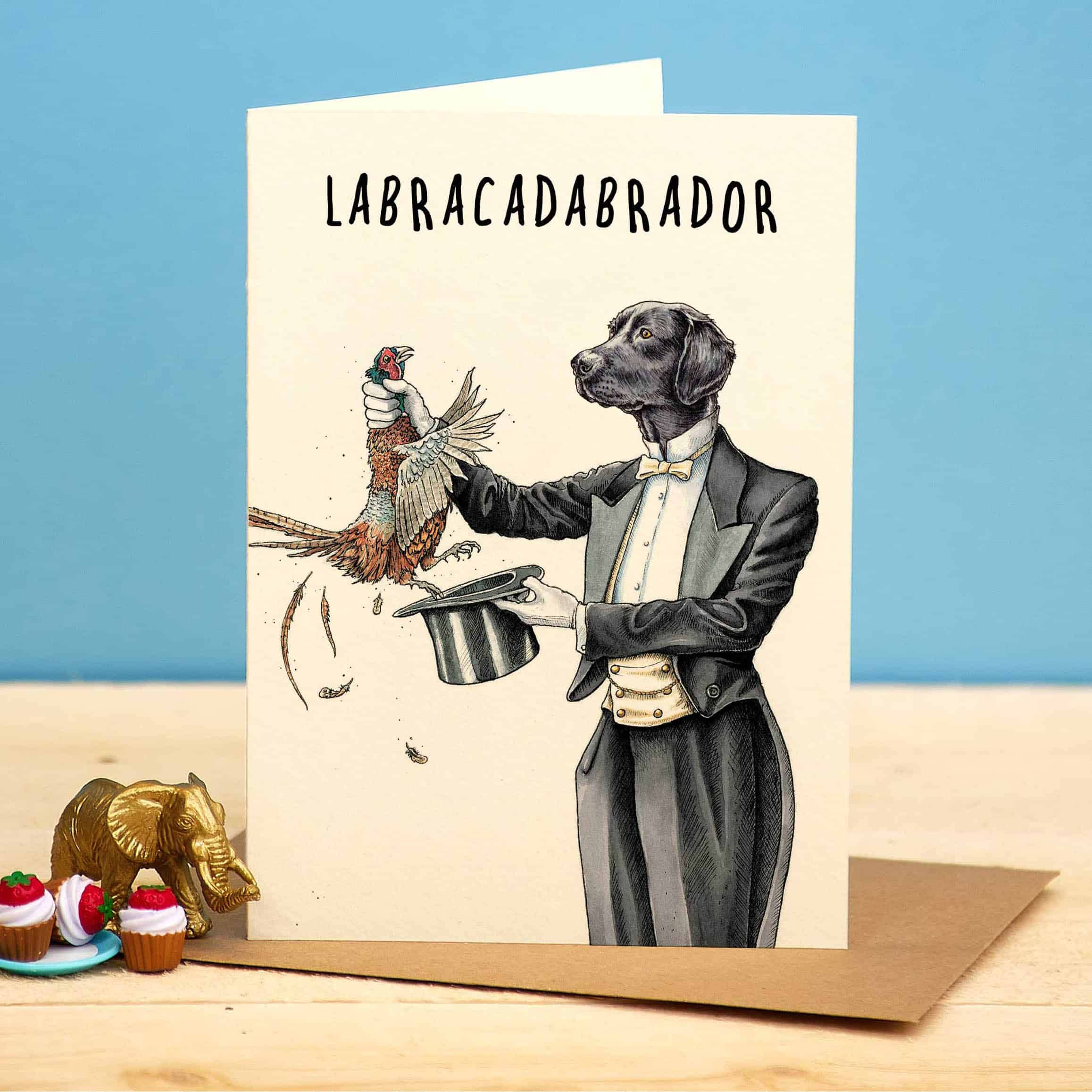 Labracadabrador Card by Bewilderbeest