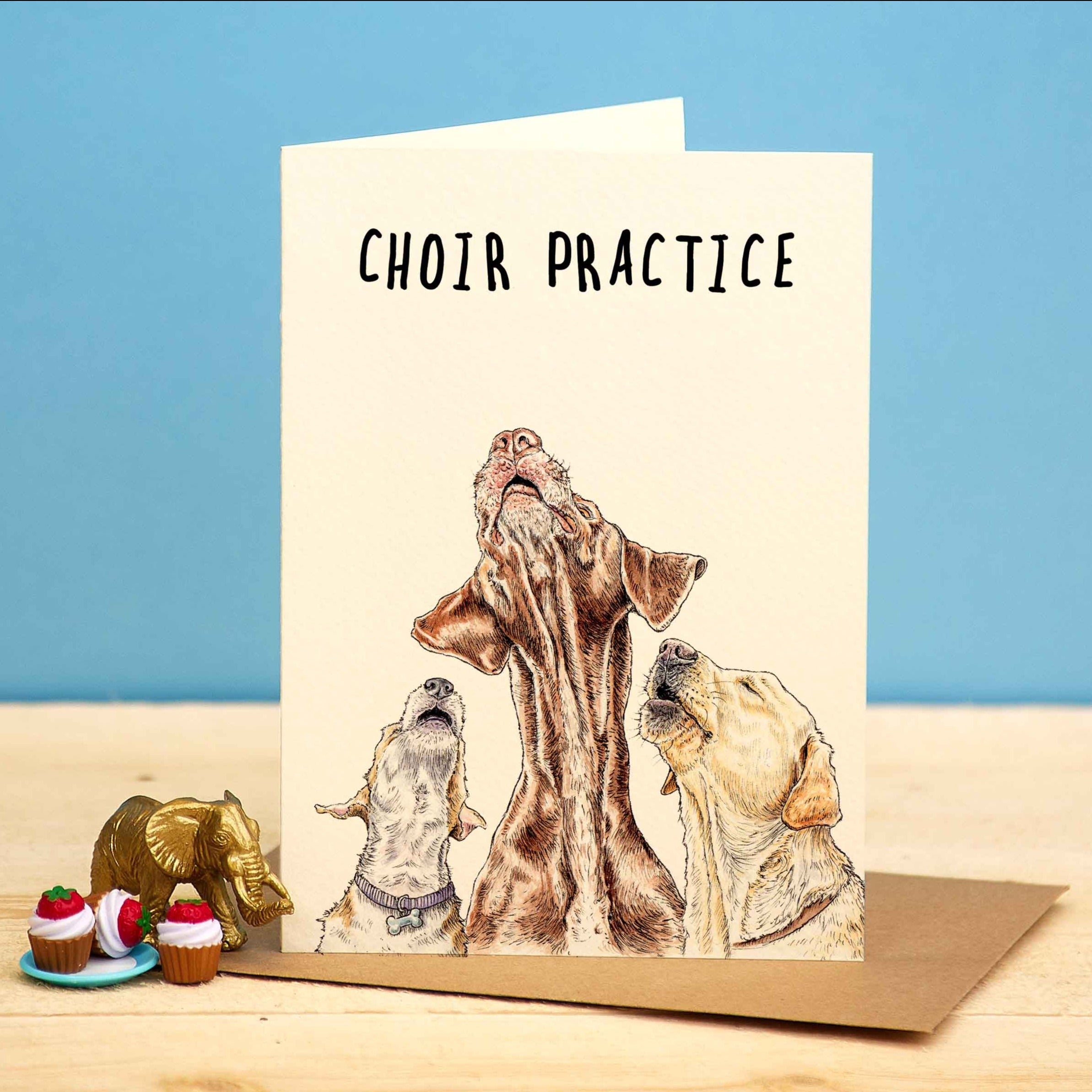 Choir Practice Card by Bewilderbeest