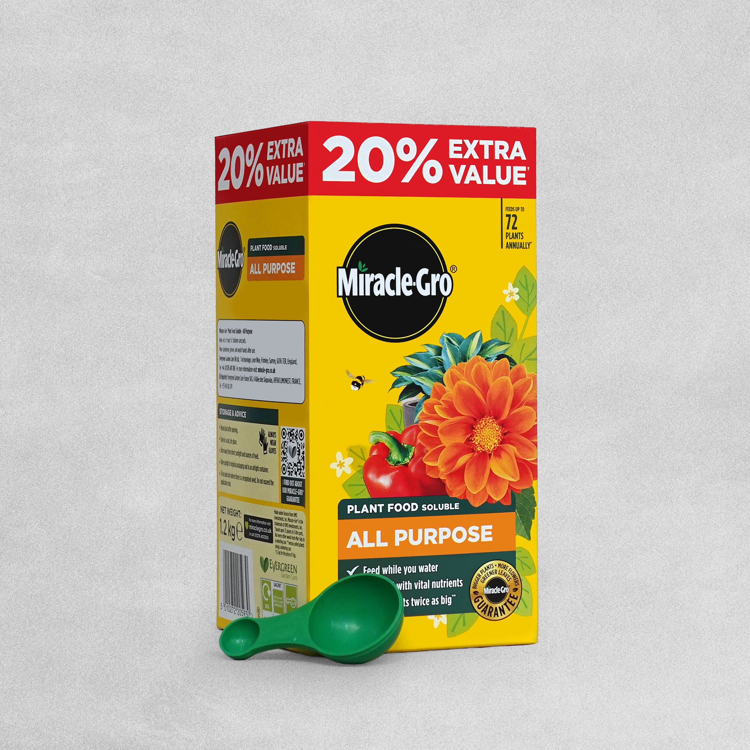 Miracle Gro All Purpose Plant Food + 20 % Free 1.2Kg