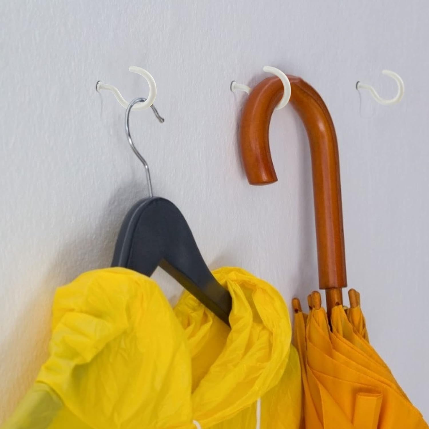 Select White Shouldered Cup Hooks 31mm 25pk