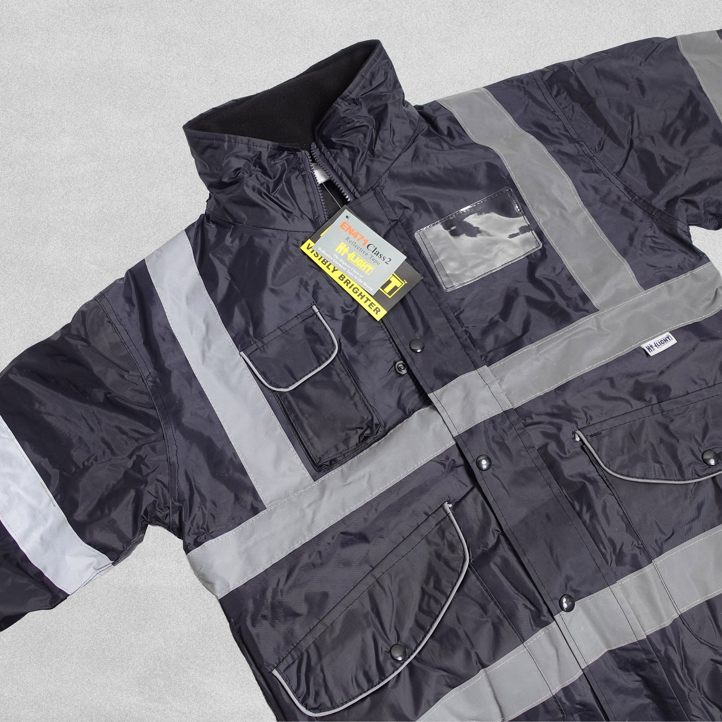 Hi Light Visibly Brighter Navy Bomber Jacket, Medium, 2XL , 3XL