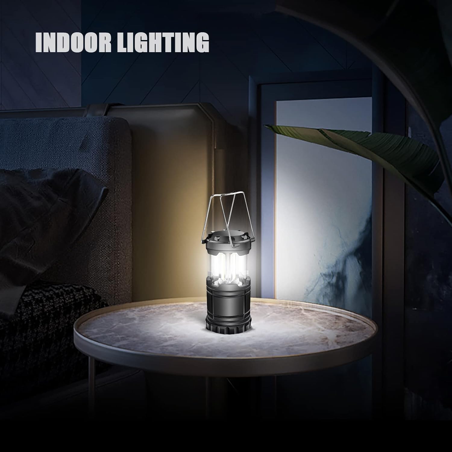 ExtraStar Battery Operated Collapsible Portable LED Lantern