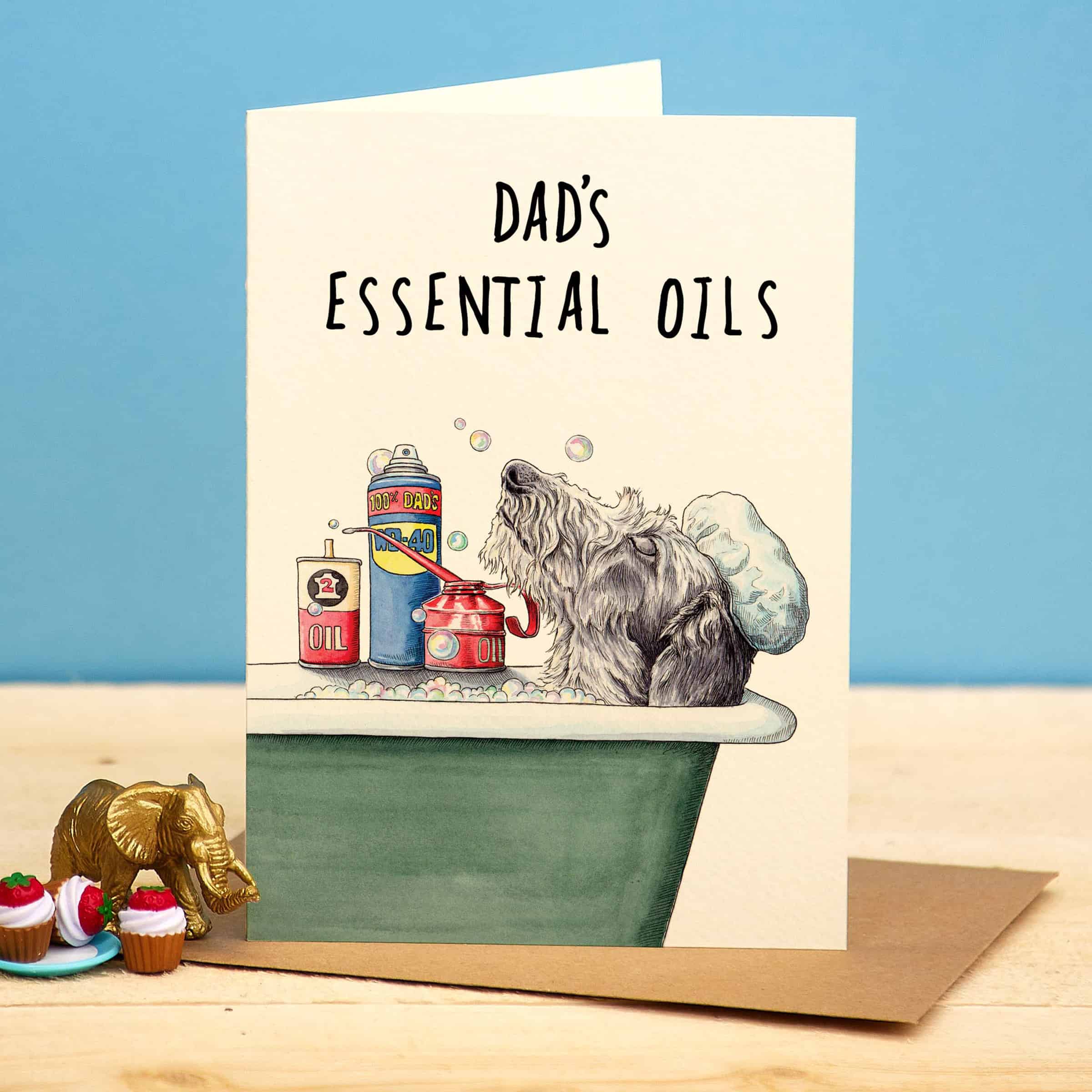 Dad's Essential Oils Card by Bewilderbeest
