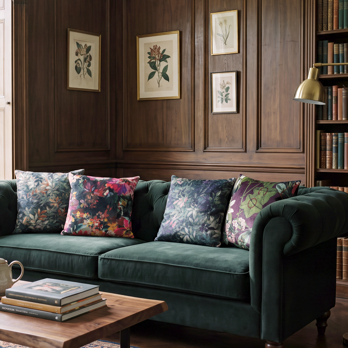 Lisa Pryde Luxury Floral Polyester Filled Cushion Collection