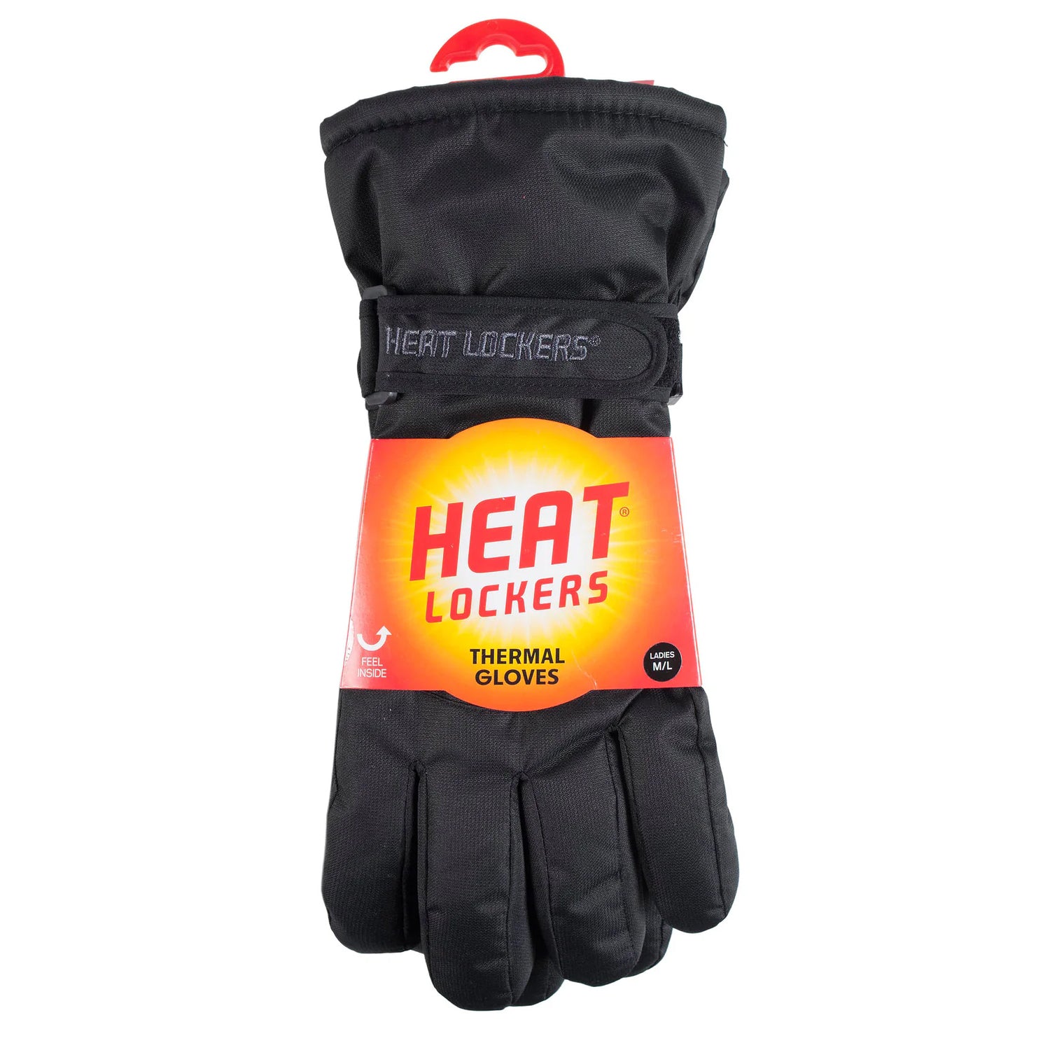 Heat Lockers Ladies Thermal Gloves - Black M/L
