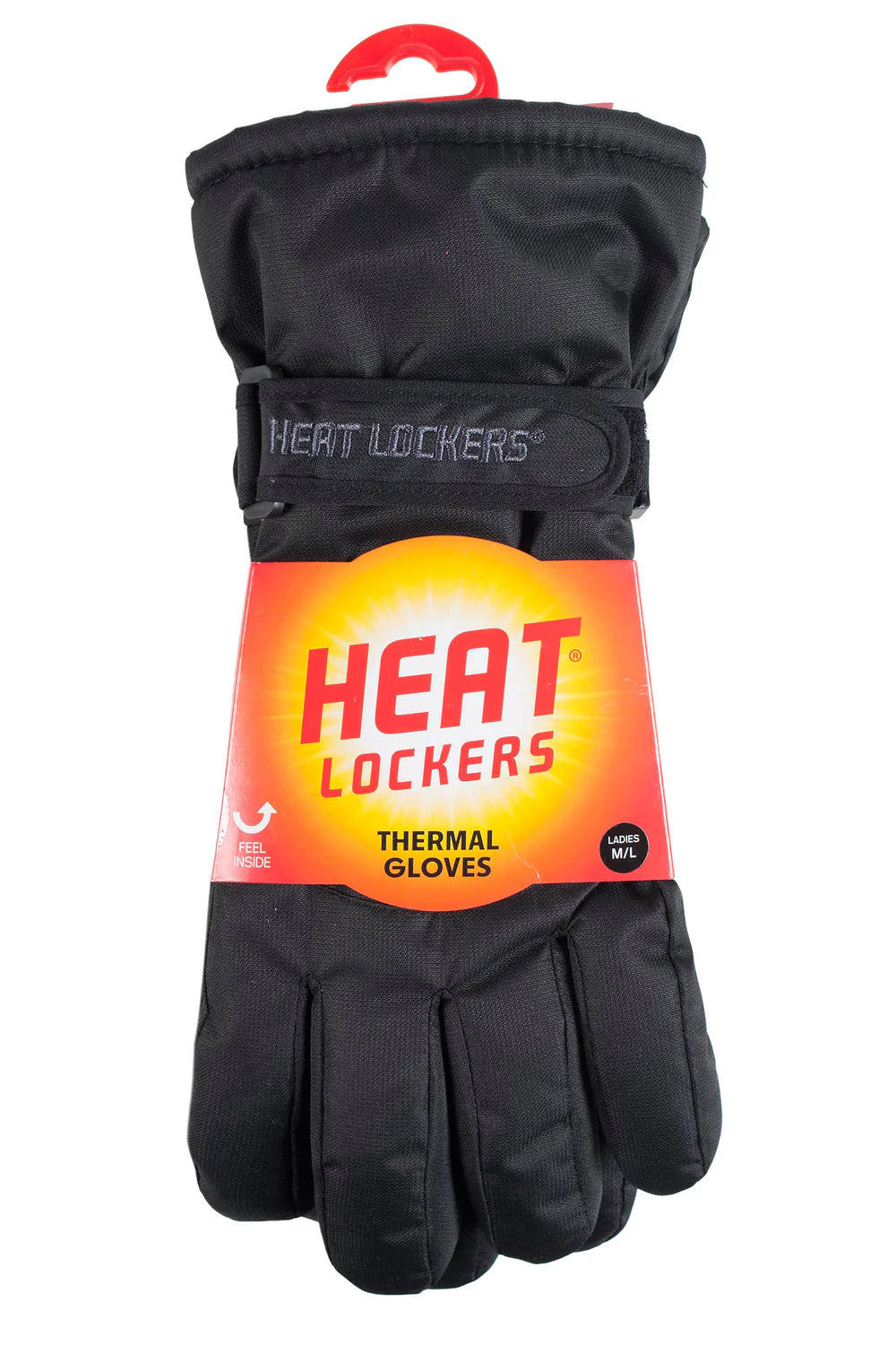 Ladies Heat Lockers Thermal Gloves - Black M /L