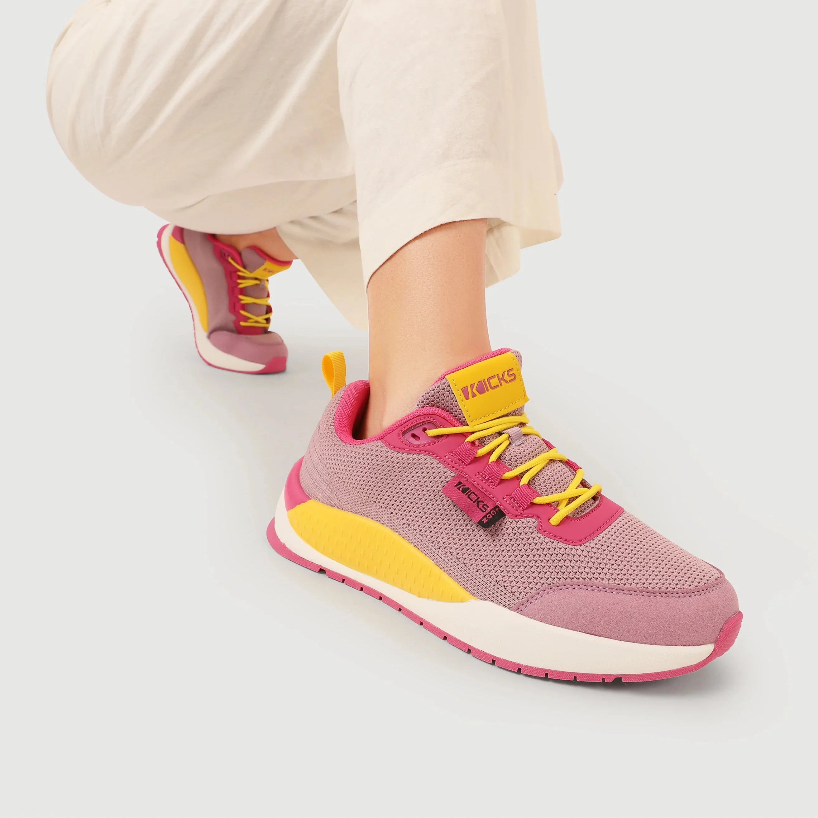 The Kicks ICON Sneakers - Pink - Various Sizes Available