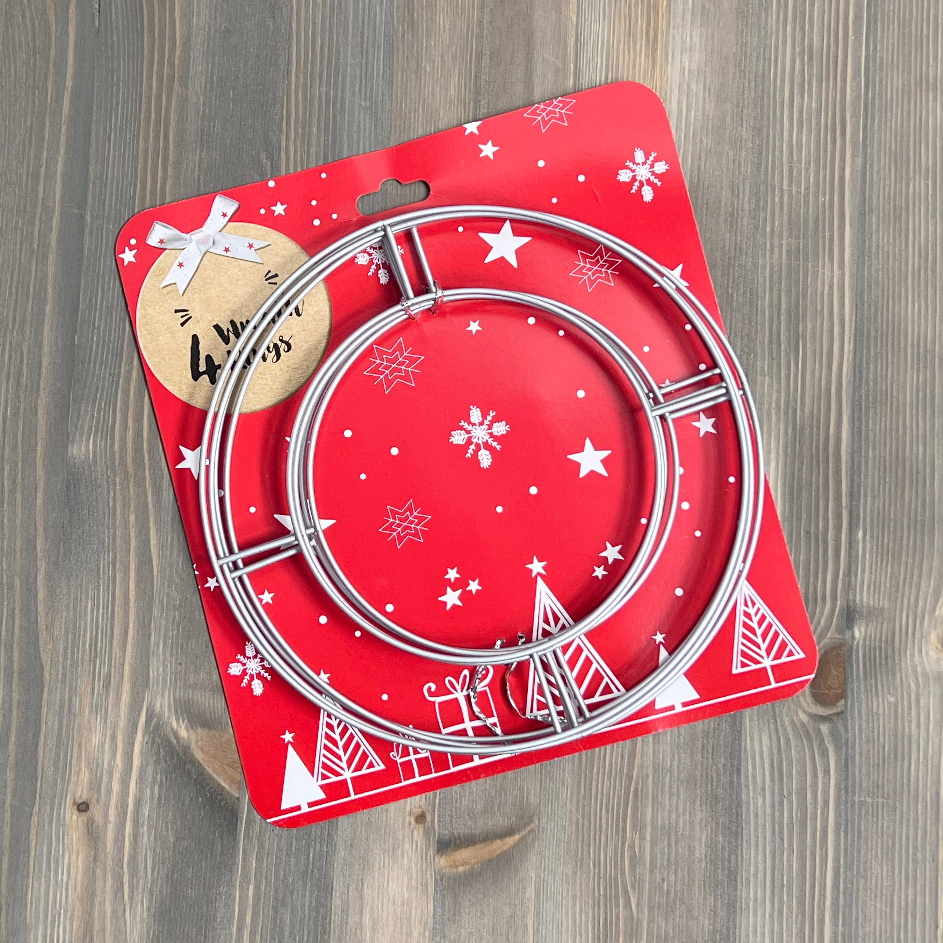 4 Make Your Own Christmas Wreath Rings