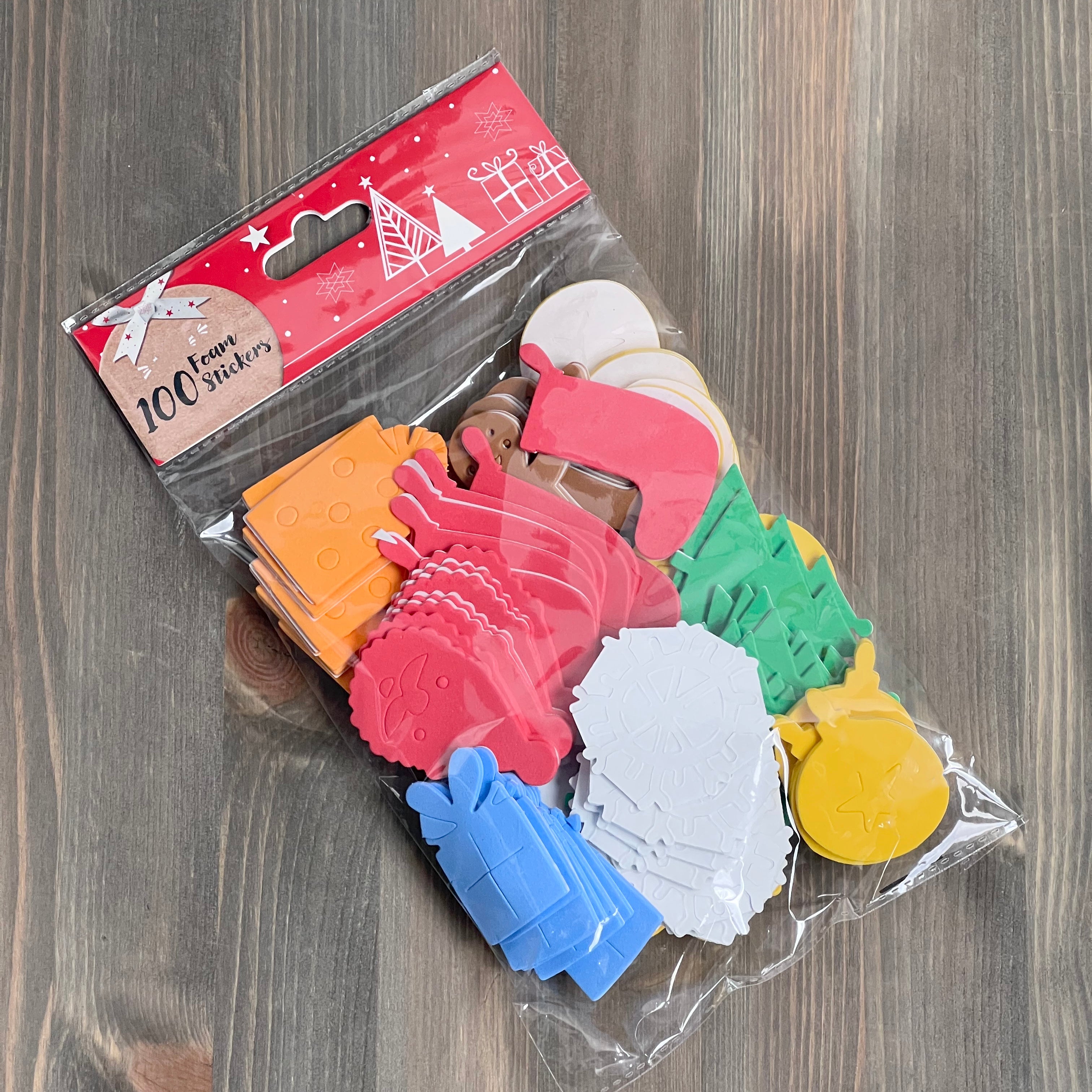 Christmas Foam Stickers 100 pieces