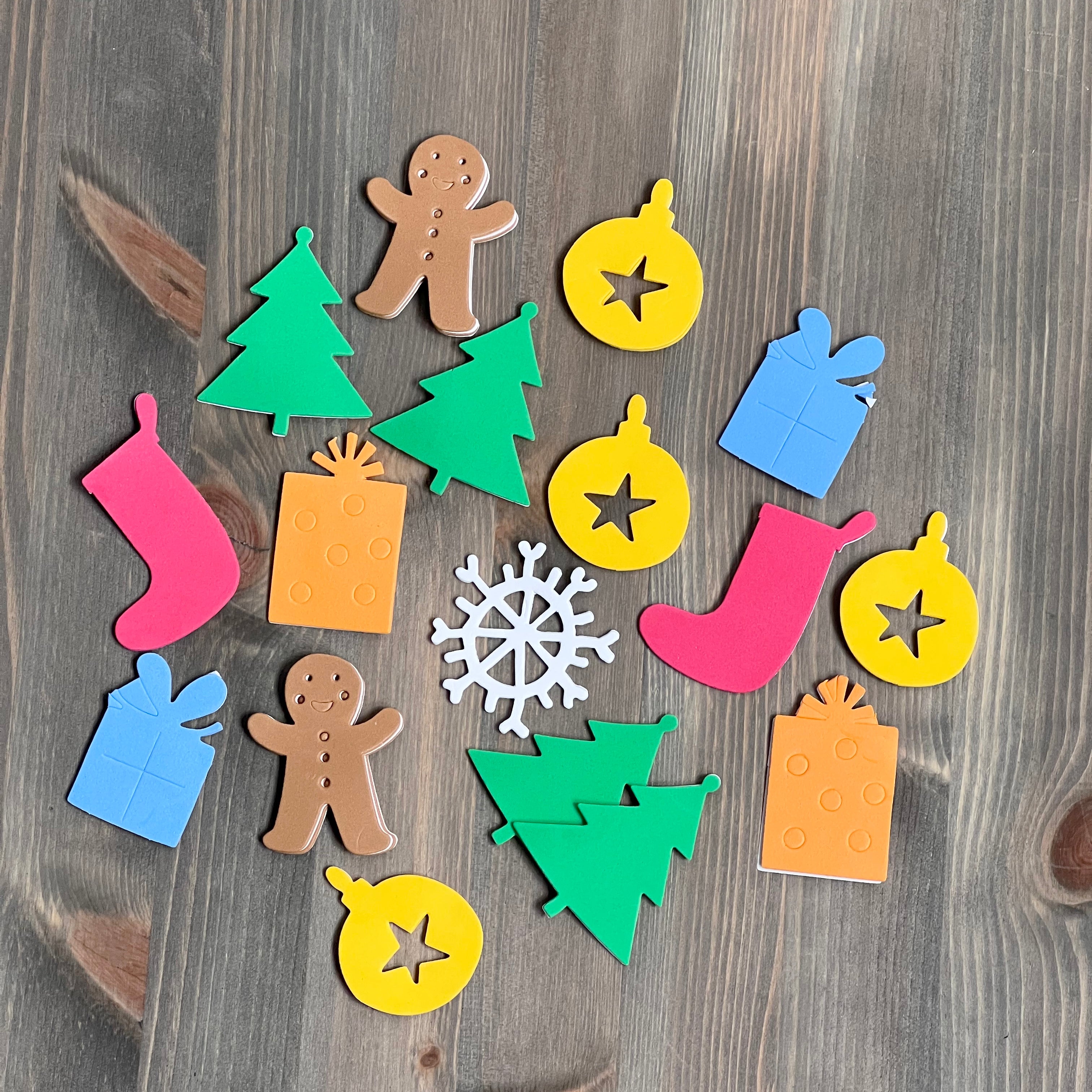 Christmas Foam Stickers 100 pieces