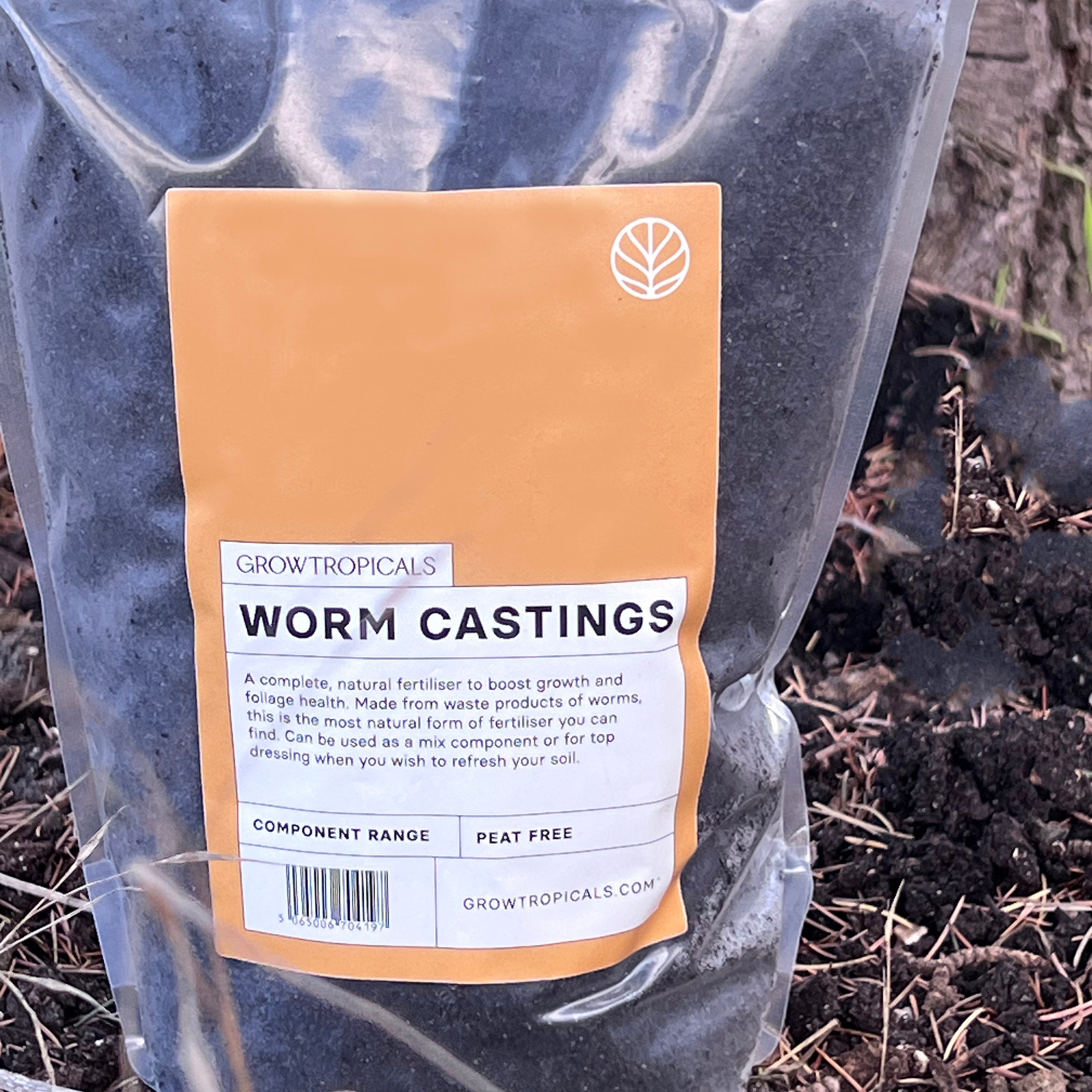 GrowTropicals Worm Castings 2.5 L