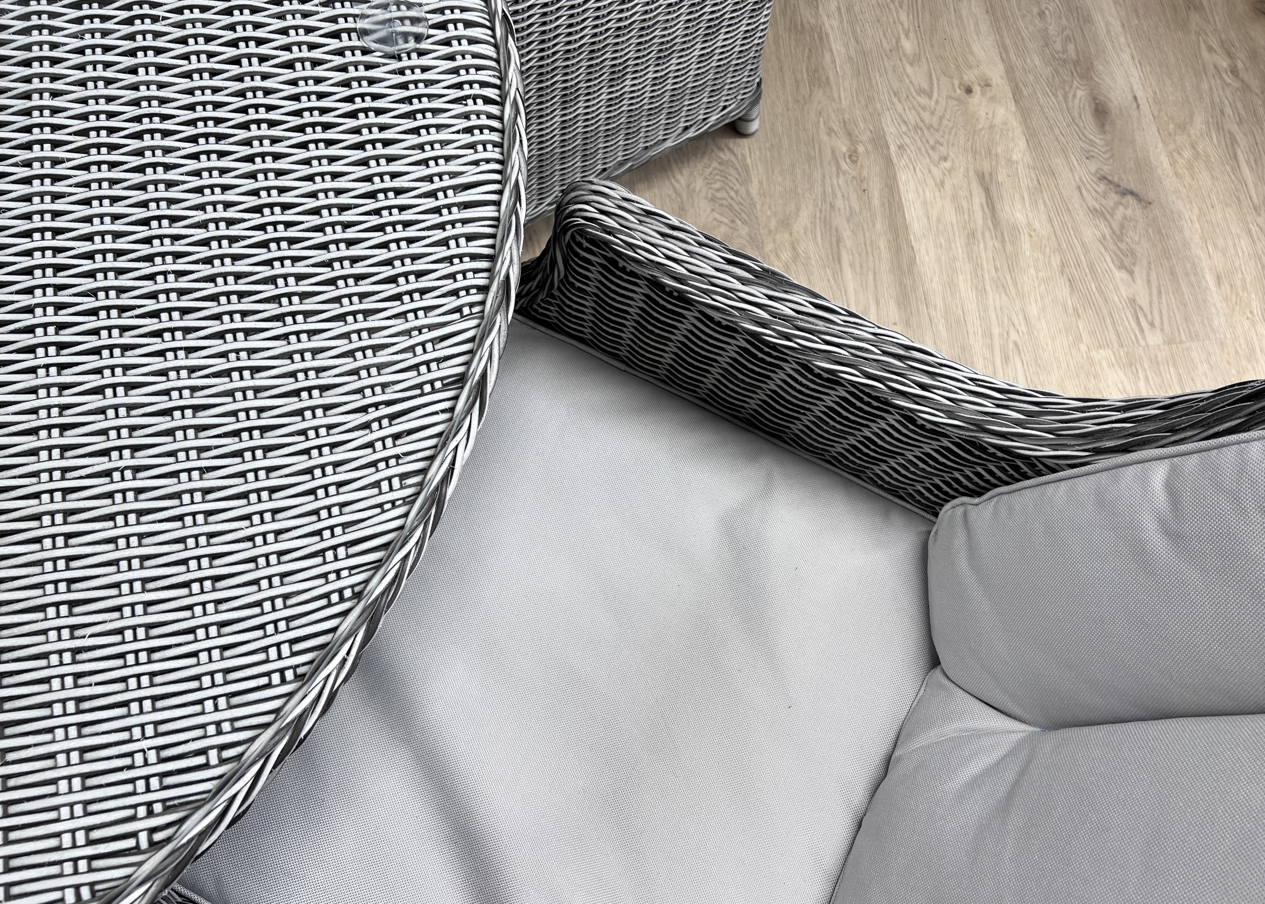 Olivia Liquorice Dining Set with 4 Wingback Chairs