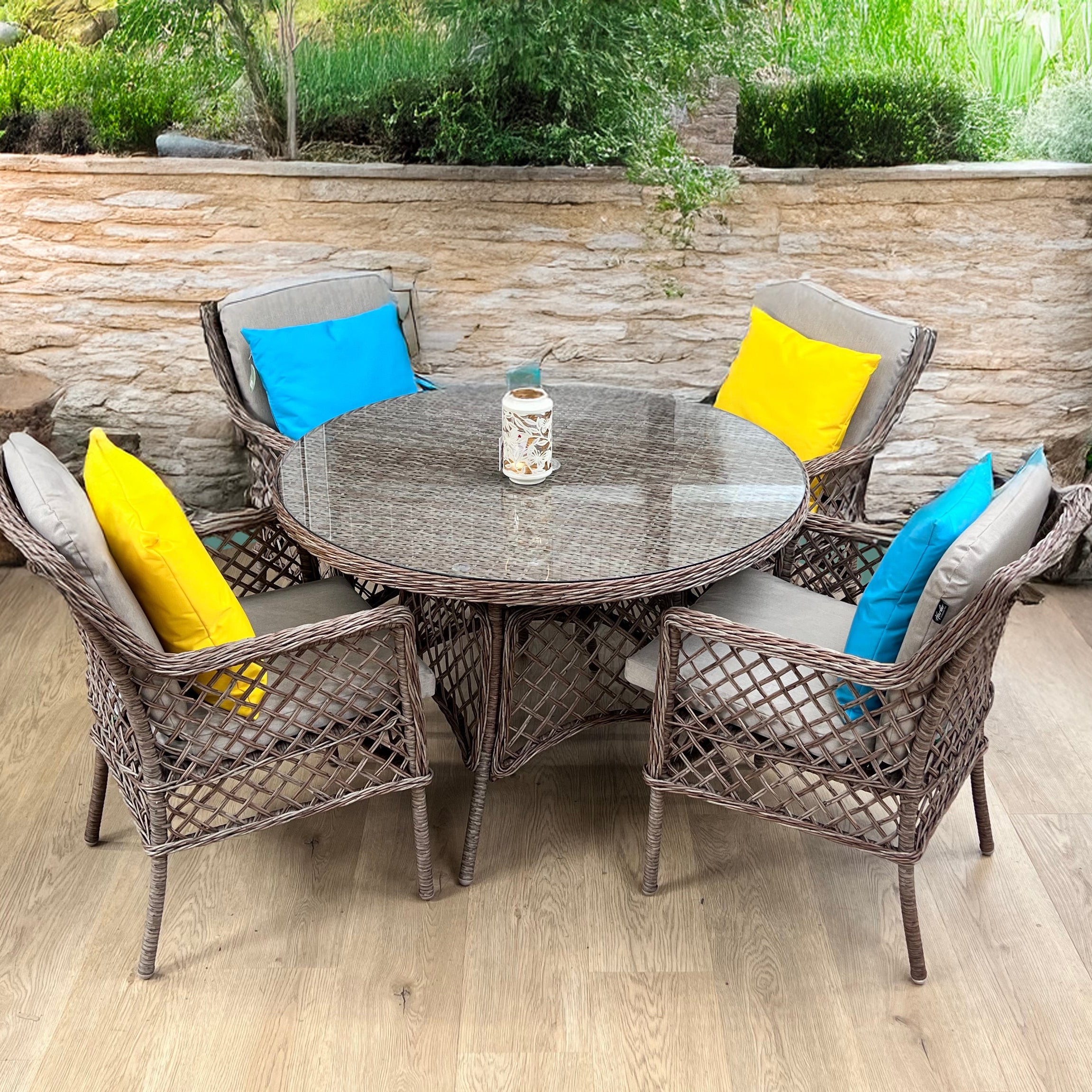 Rose 4 Seat Dining Set