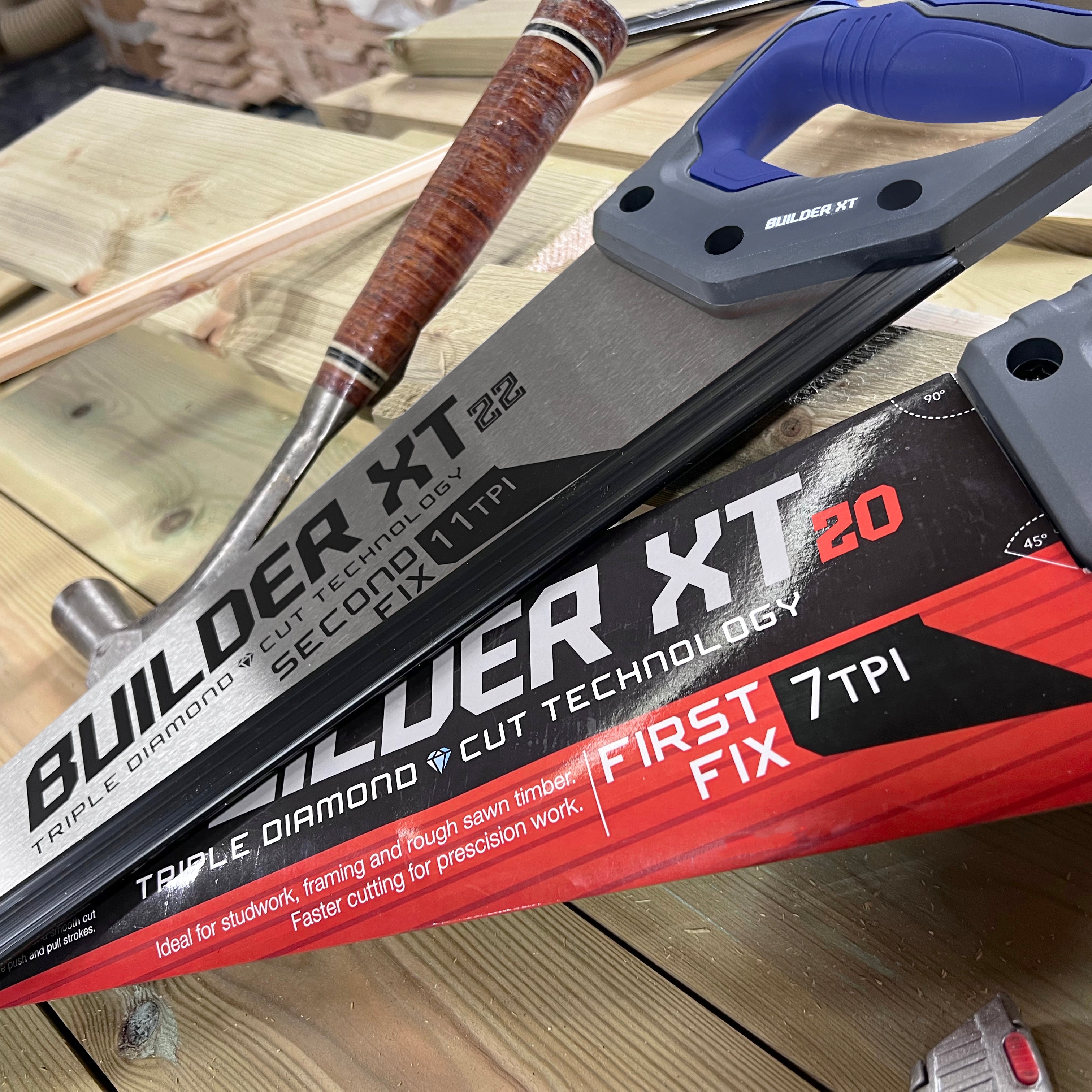 Builder XT - Second Fix Hand Saw - Various Lengths Available