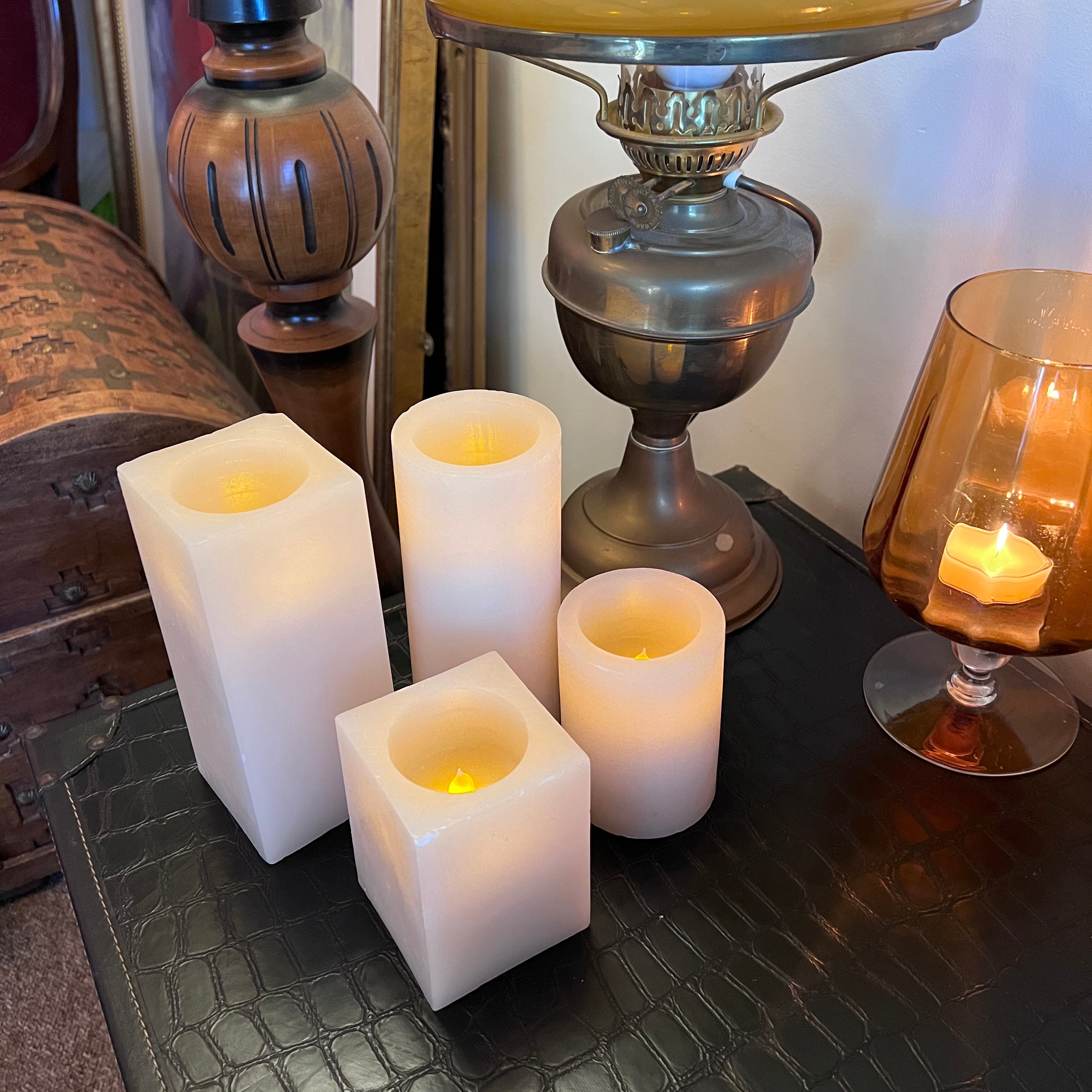 Wax LED Candle - Various Sizes Available