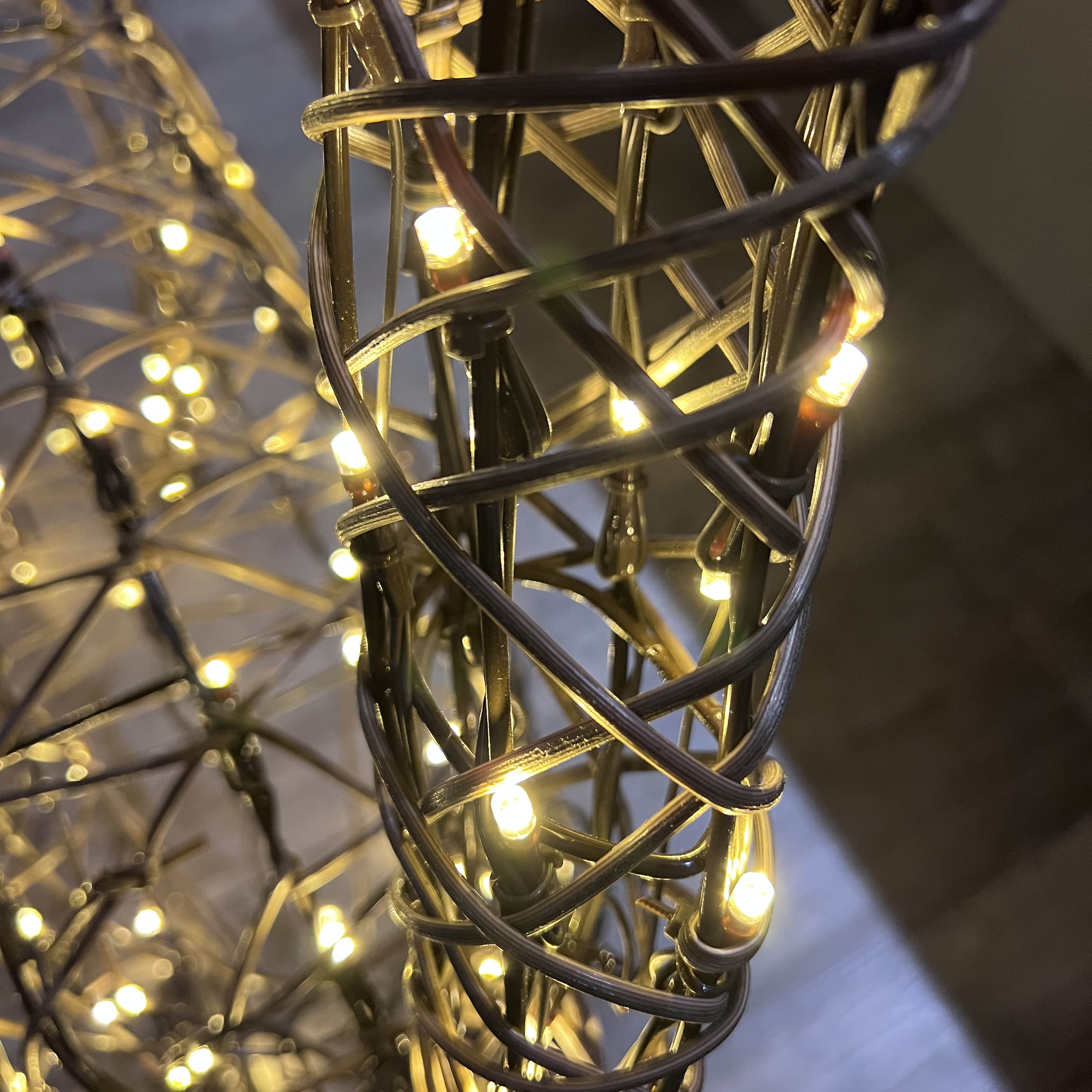 Noma Grey Rattan Fox Light