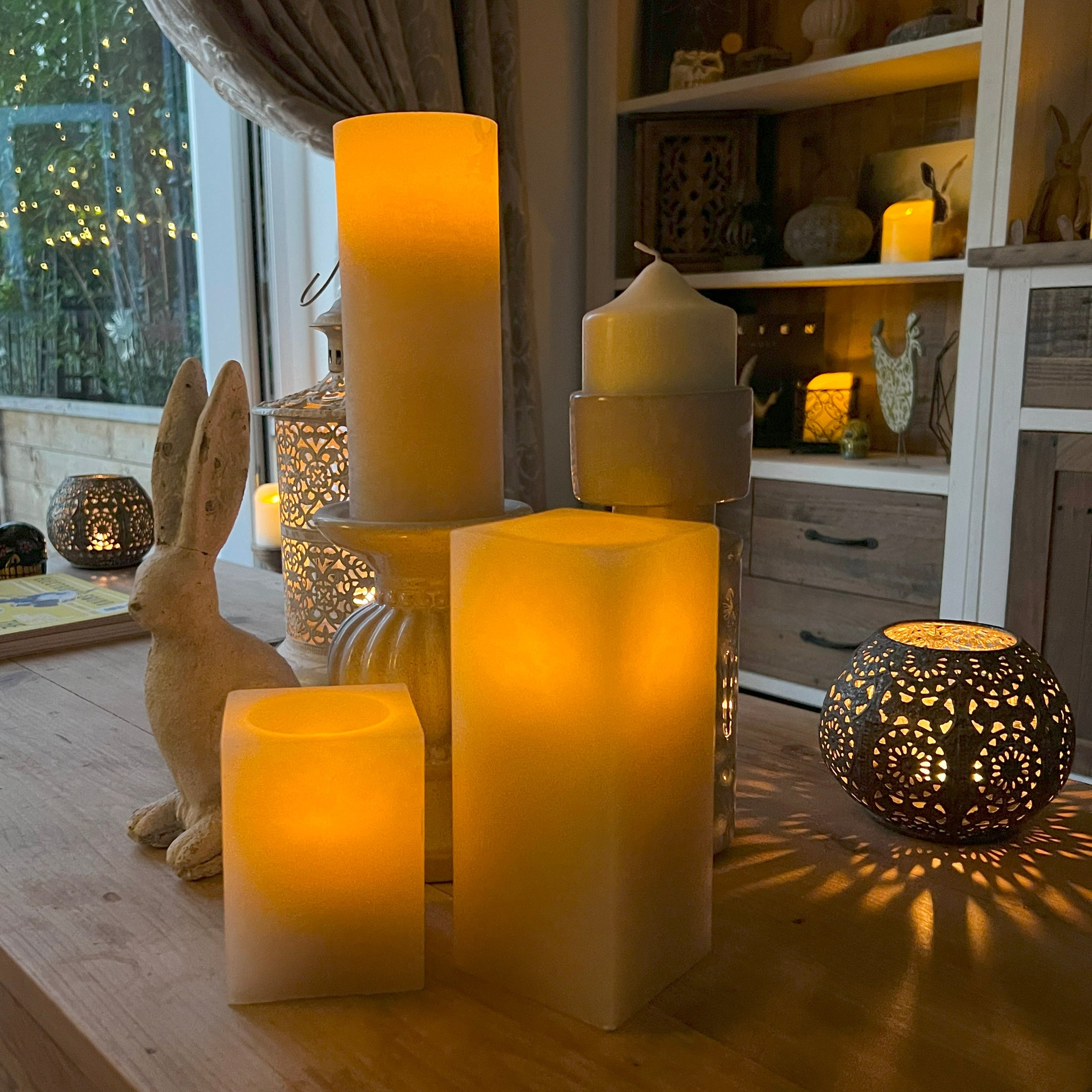 Wax LED Candle - Various Sizes Available