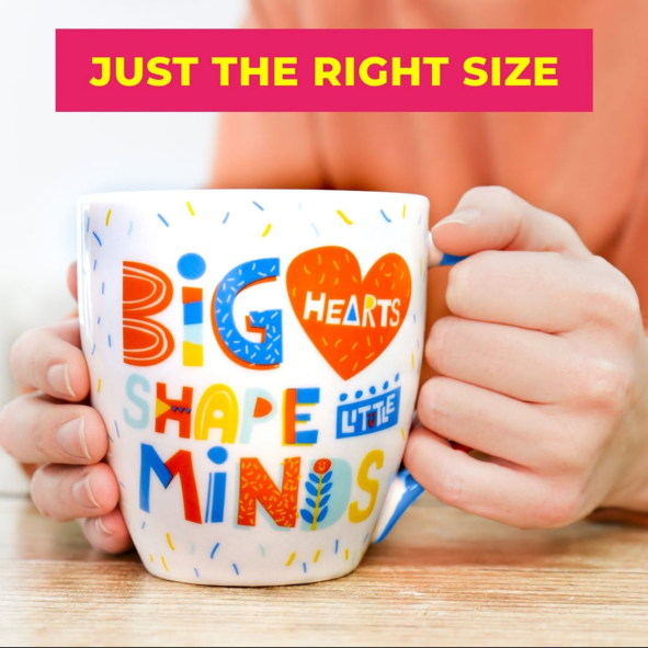 Love Mug®: "Big Hearts Shape Little Minds" Teacher's Mug Gift