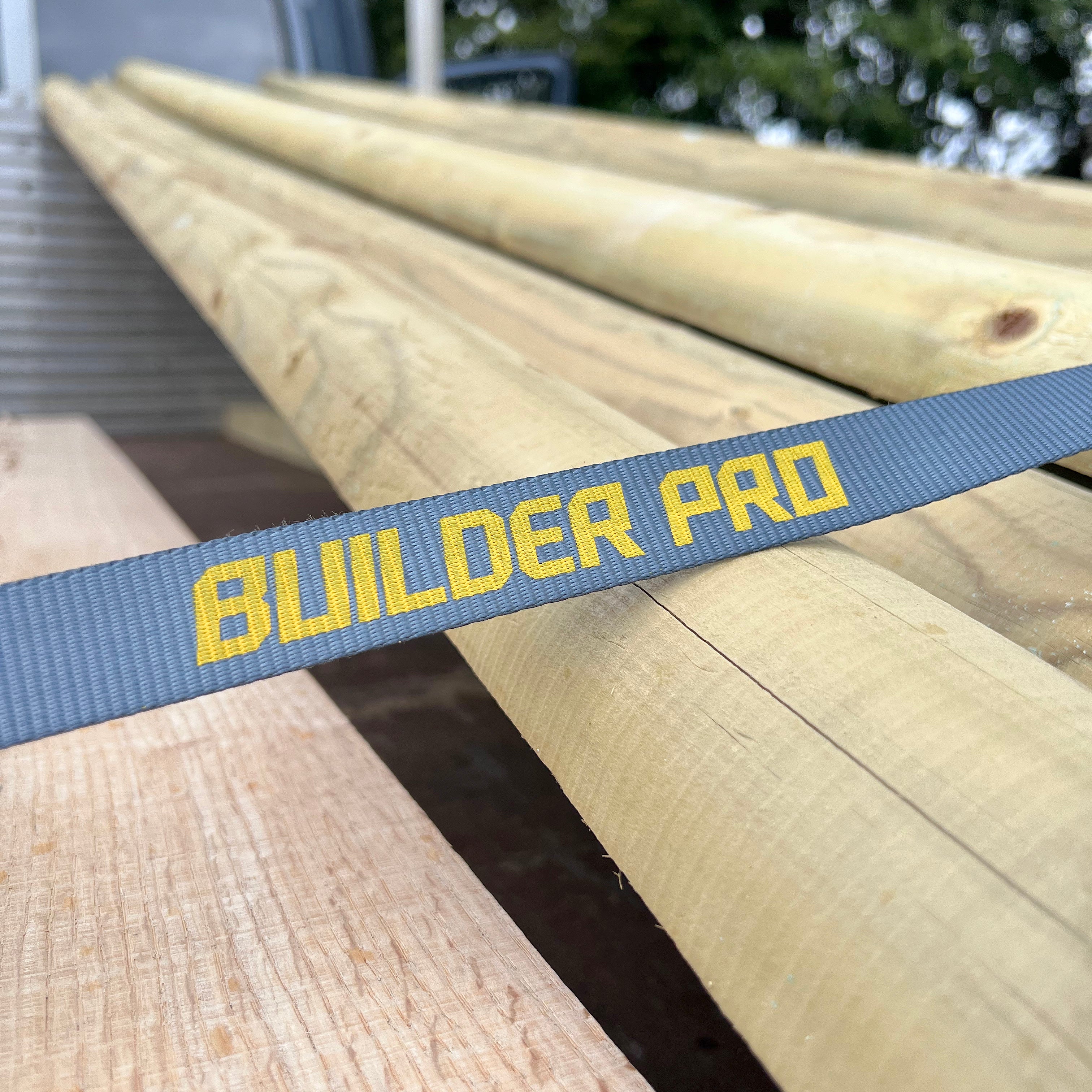 Builder Pro Ratchet Tie Downs - 2pcs - 5m x 25mm