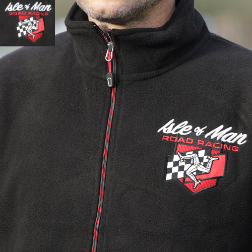 Official Isle of Man Race Lightweight Zip Up Fleece