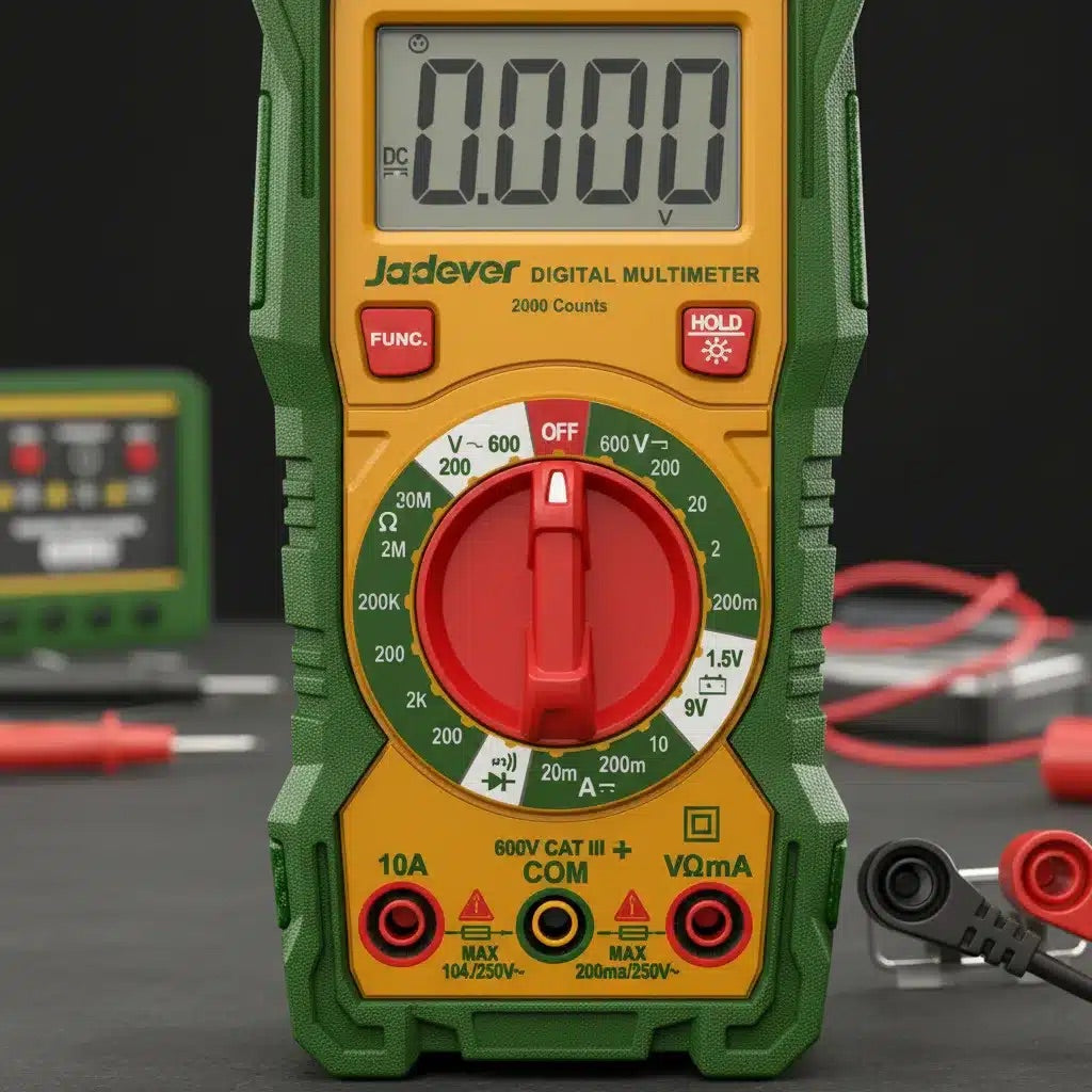 Jadever Digital Multimeter CAT.III 600V - JDDM2508