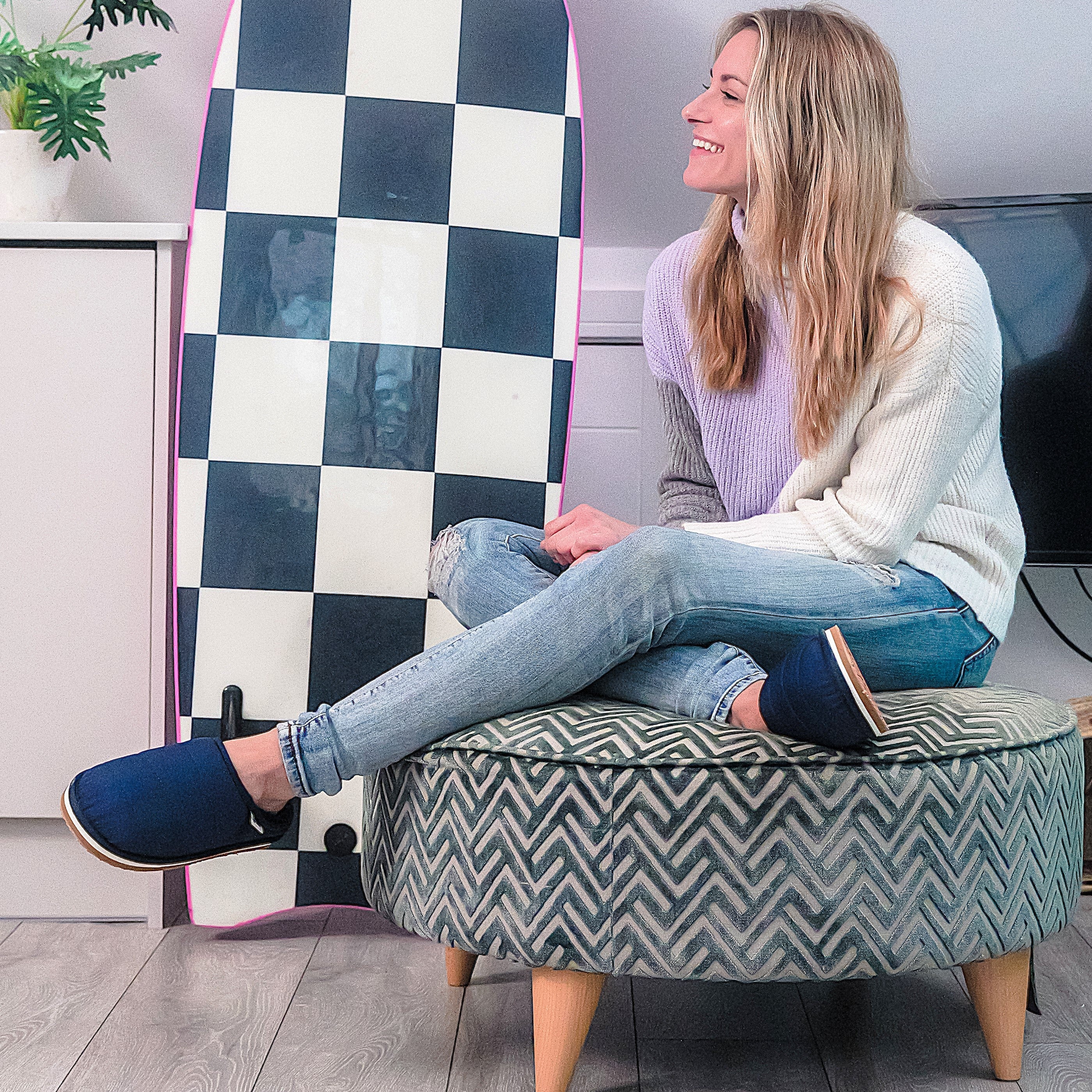 Kalipa Women's Slippers - Navy