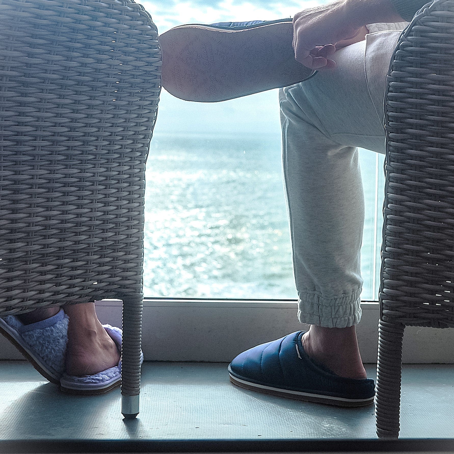 Kalipa Men's Slippers - Navy