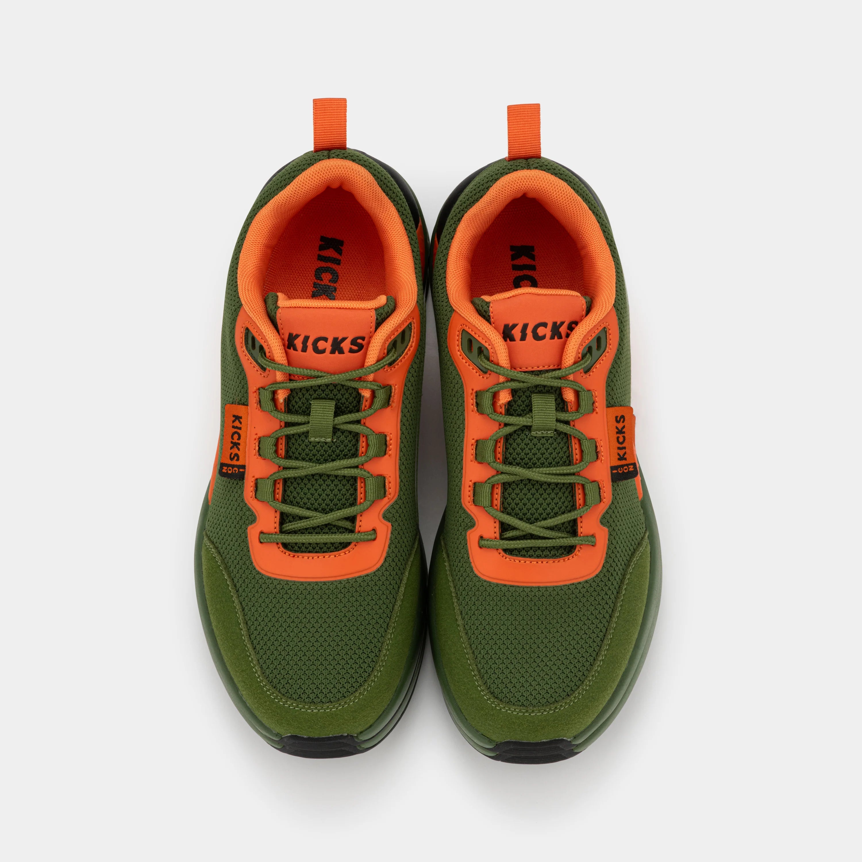 The Kicks ICON Sneakers - Army Green - Various Sizes Available