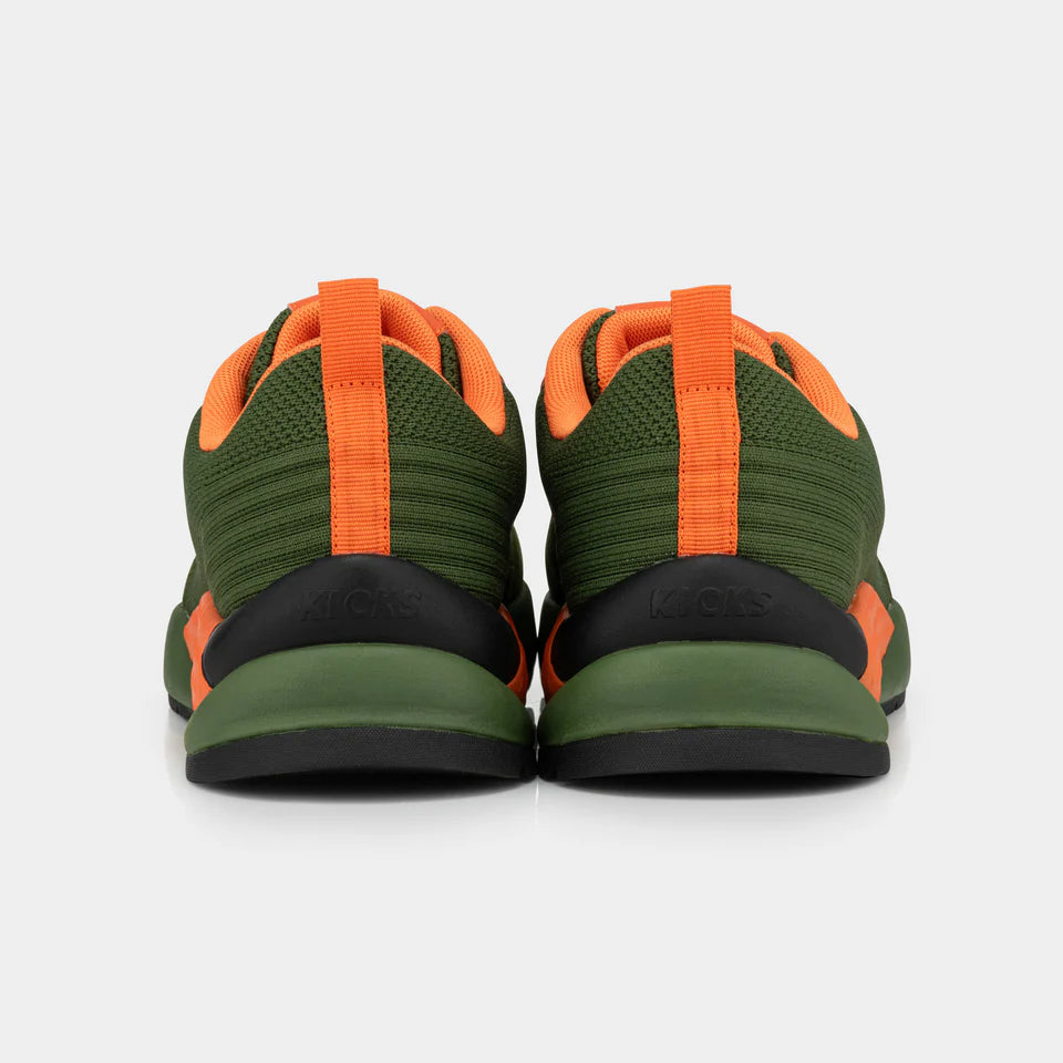 The Kicks ICON Sneakers - Army Green - Various Sizes Available