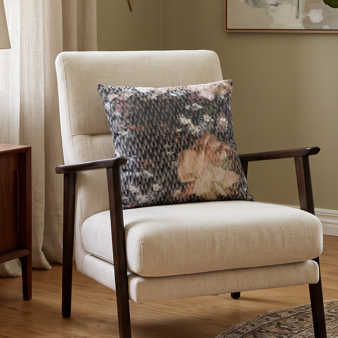 Lisa Pryde Luxury Textured Abstract Polyester Filled Cushion Collection