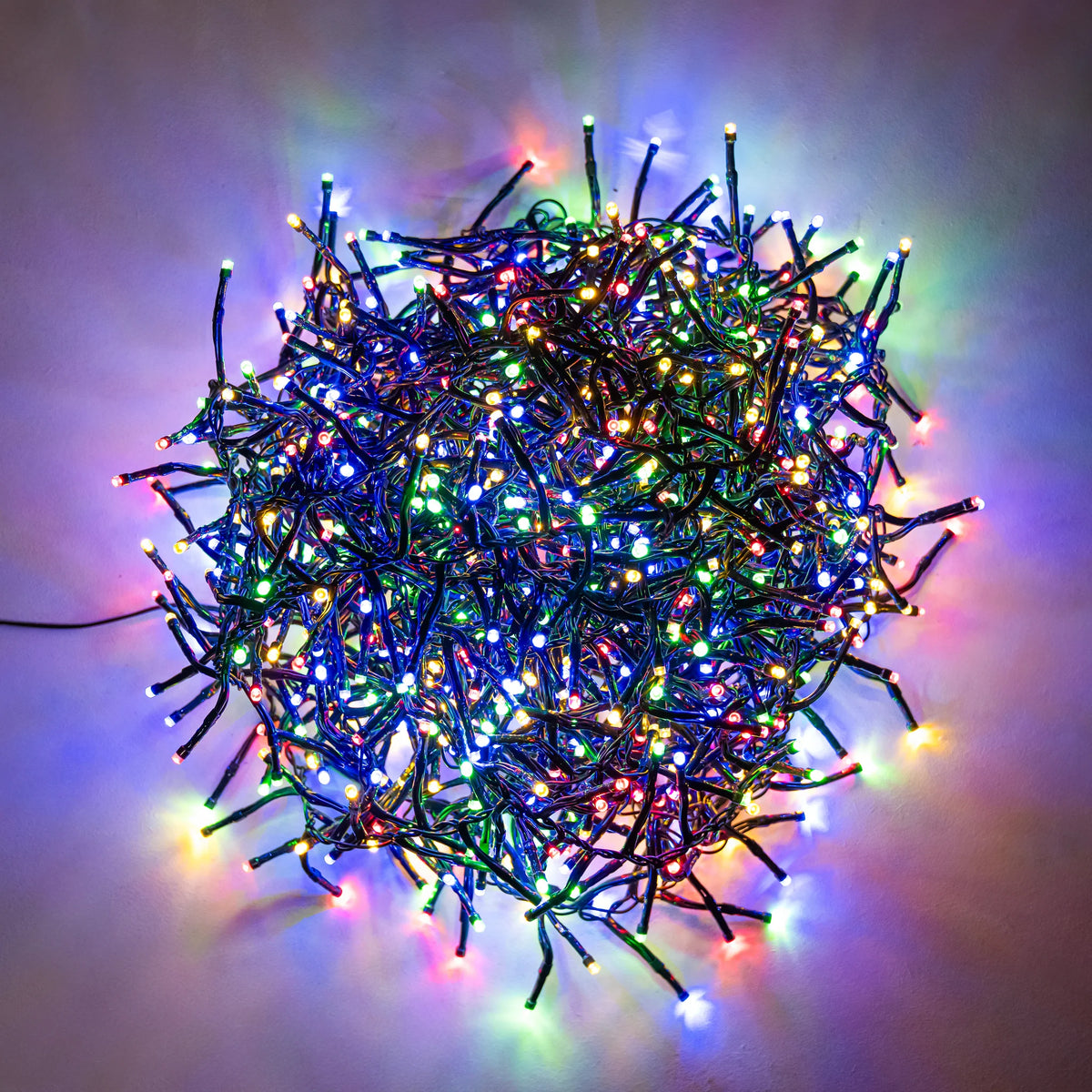 2000 Ultrabrite Indoor / Outdoor Multifunction Low Voltage LED String CLUSTER Lights - mains powered